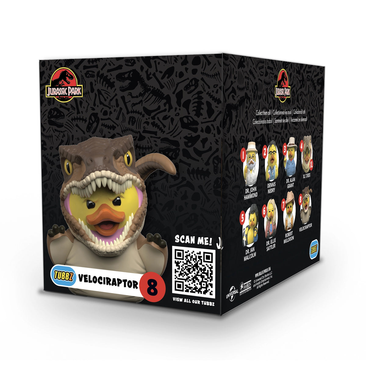 Jurassic Park Tubbz BOXED Velociraptor