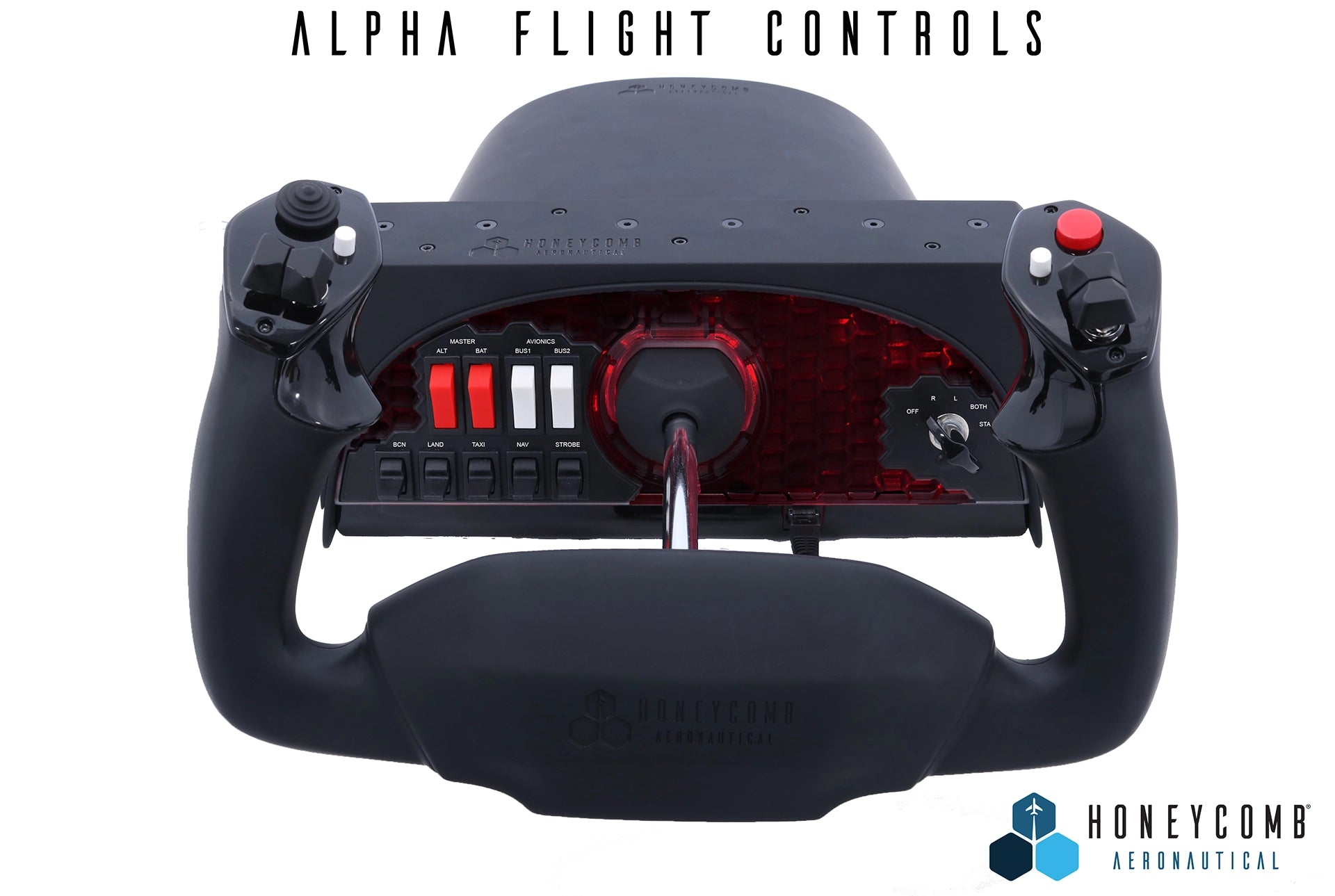 Honeycomb Alpha Yoke & Switch Panel