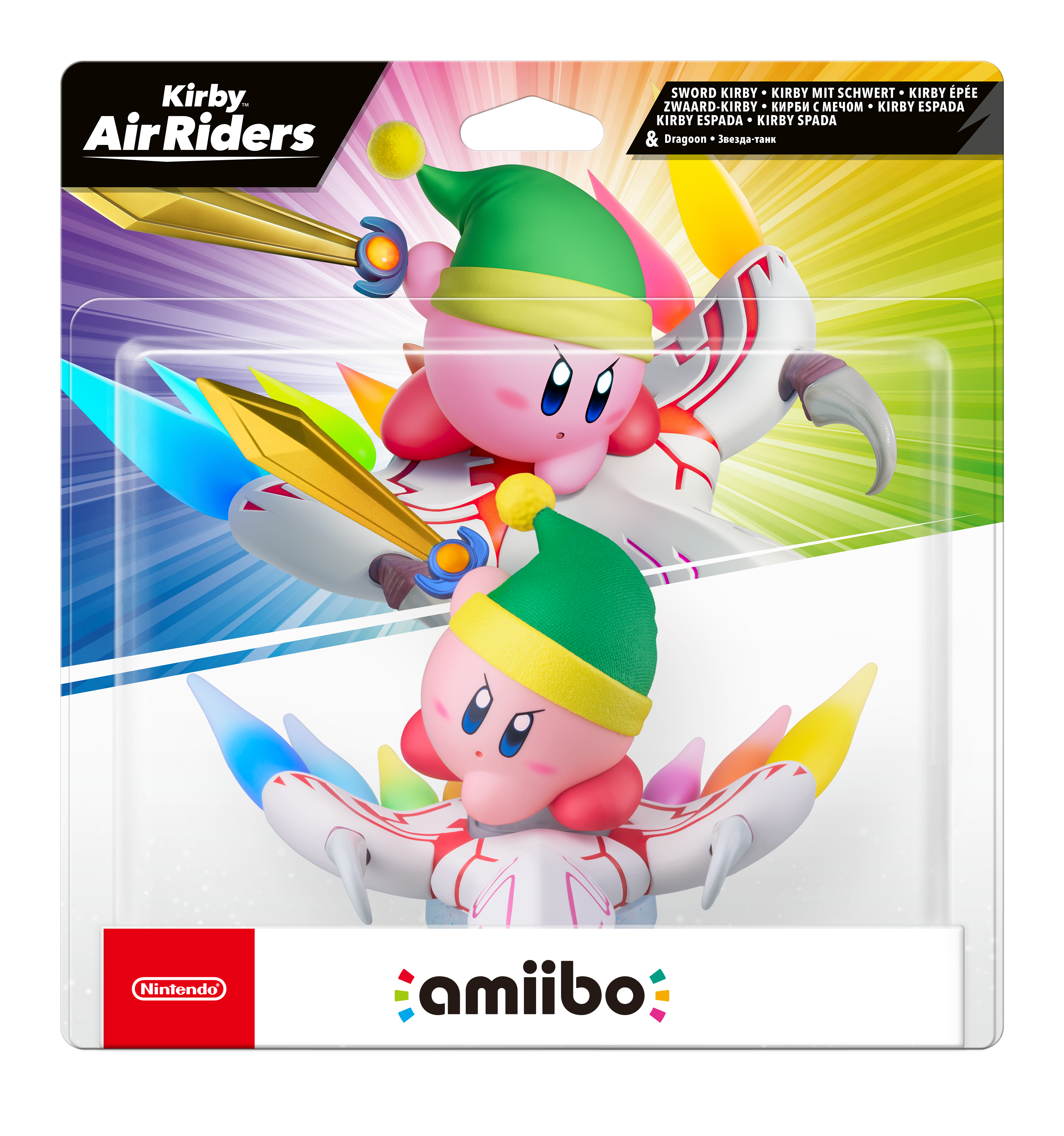 amiibo Kirby Air Riders - Sword Kirby & Dragoon