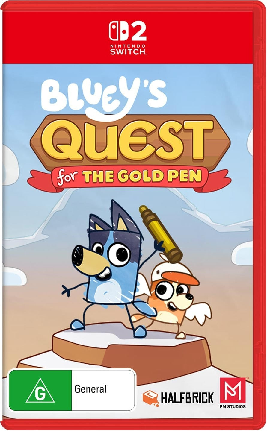 Bluey's Quest for the Gold Pen