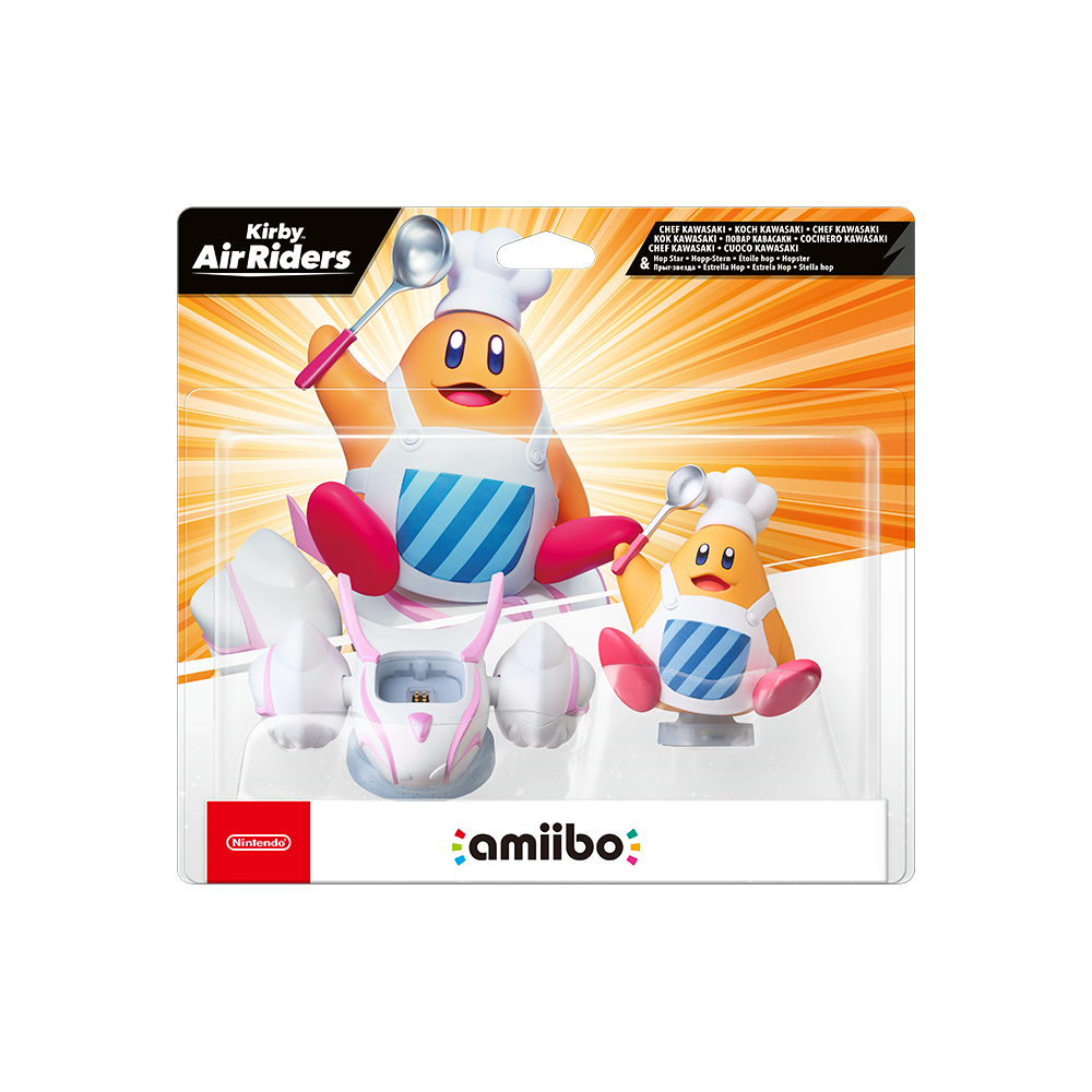 amiibo Kirby Air Riders Chef Kawasaki & Hop Star