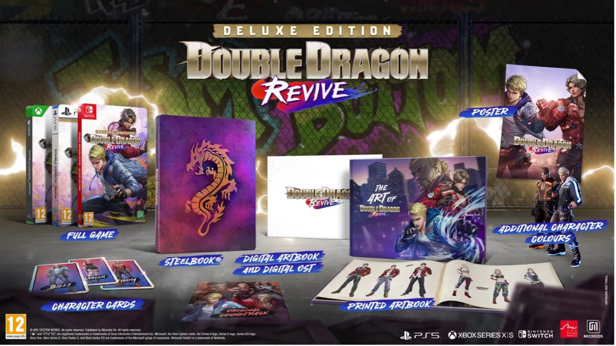 Double Dragon Revive: Deluxe Steelbook Edition - Nintendo Switch