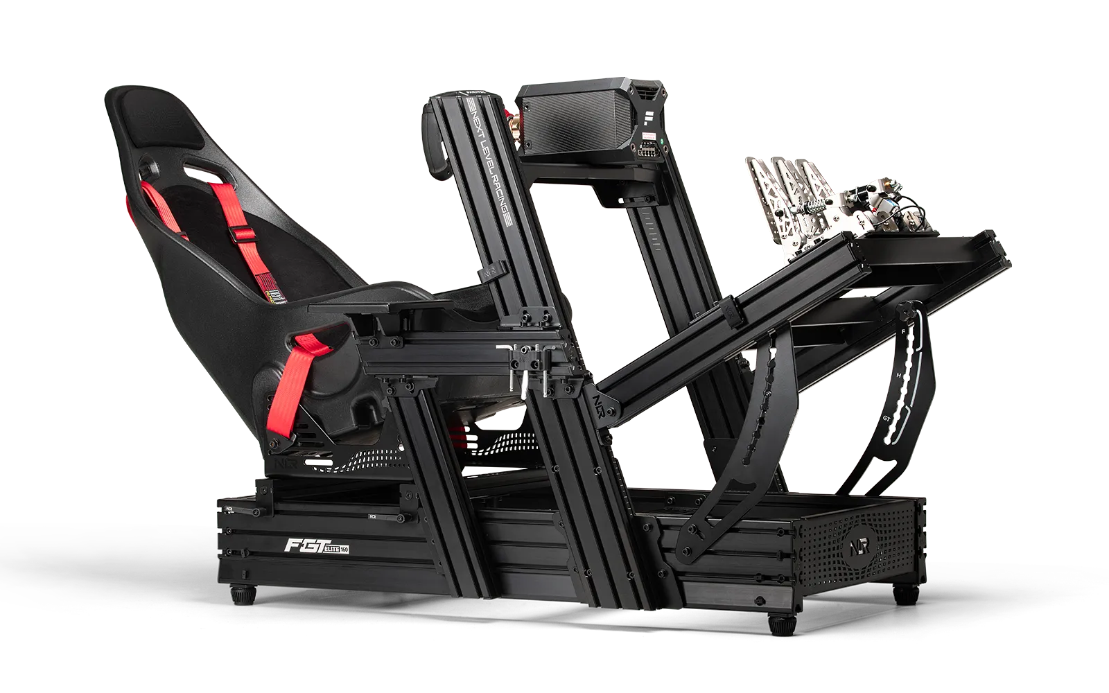 Next Level Racing F-GT 160 Cockpit- Wheel Plate Edition - Black