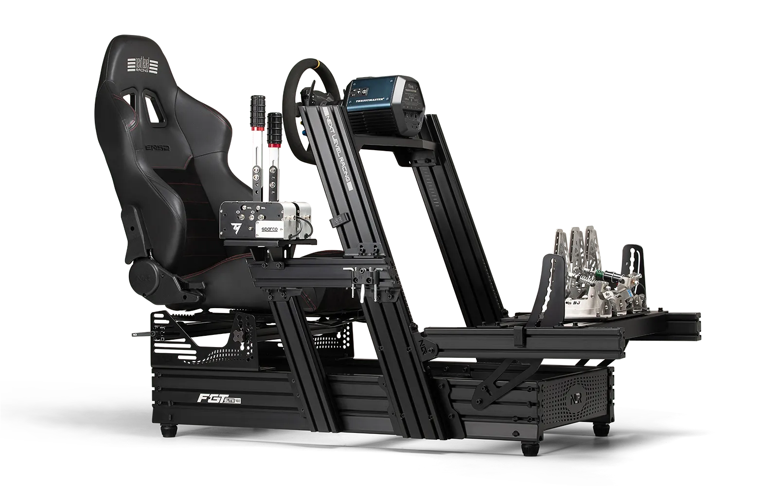 Next Level Racing F-GT 160 Cockpit- Wheel Plate Edition - Black