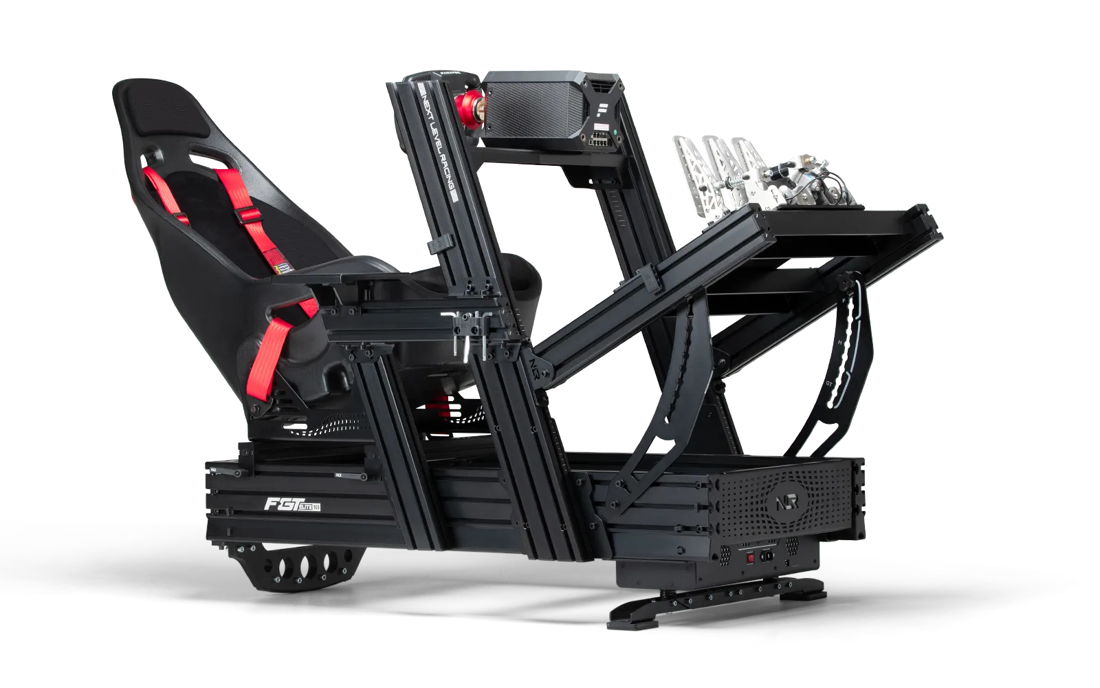 Next Level Racing F-GT 160 Cockpit- Wheel Plate Edition - Black