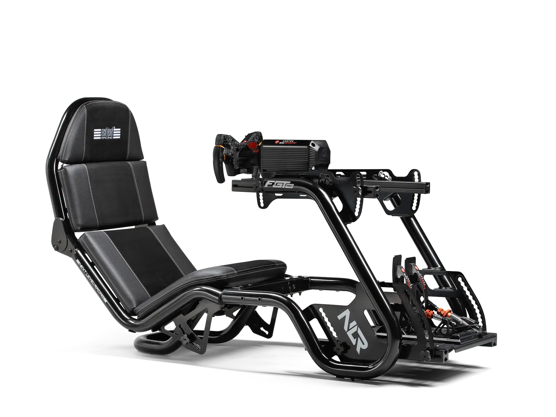 Next Level Racing F-GT Pro Formula & GT Racing Simulator Cockpit (Black Edition)
