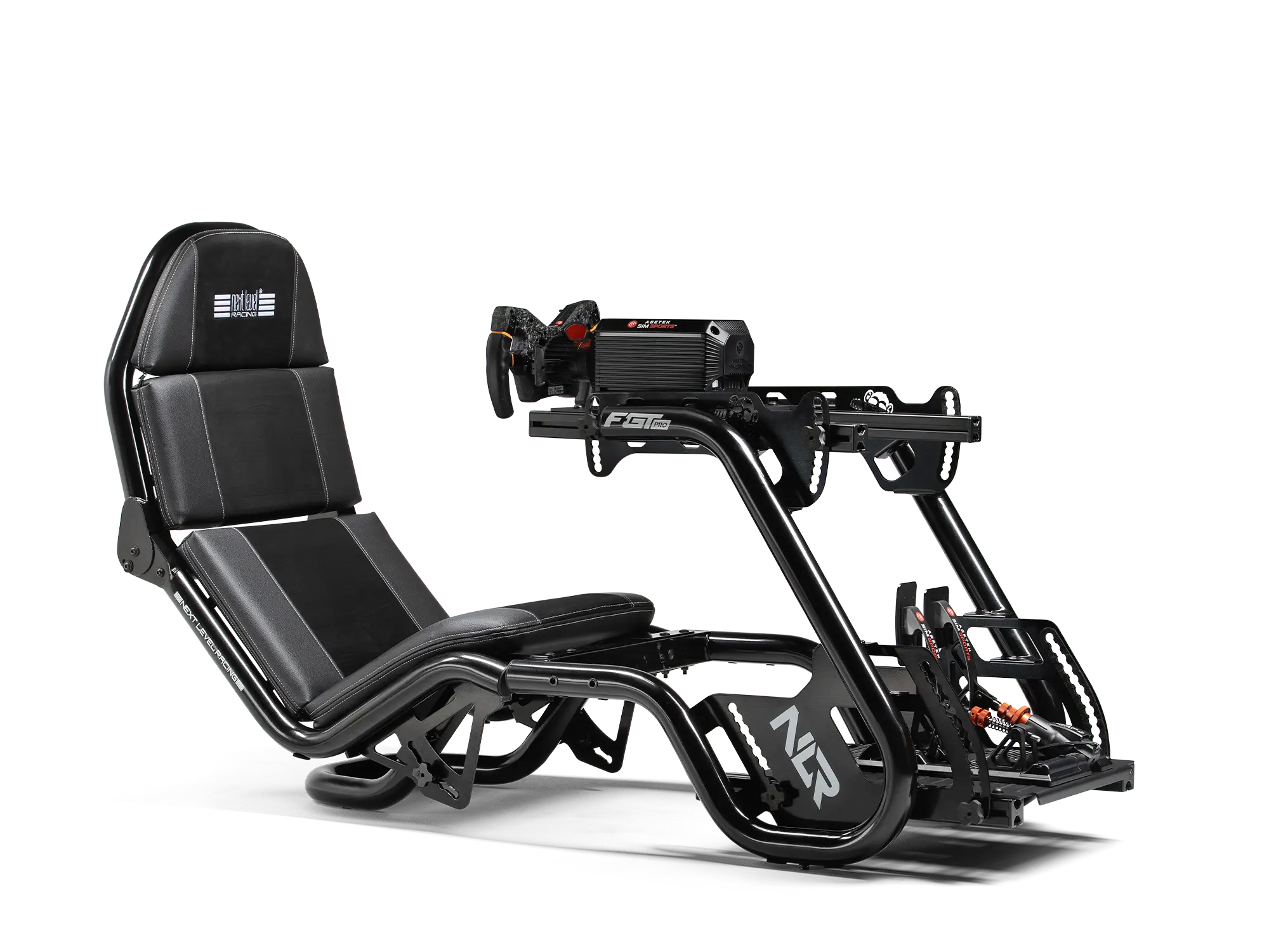 Next Level Racing F-GT Pro Formula & GT Racing Simulator Cockpit (Black Edition)