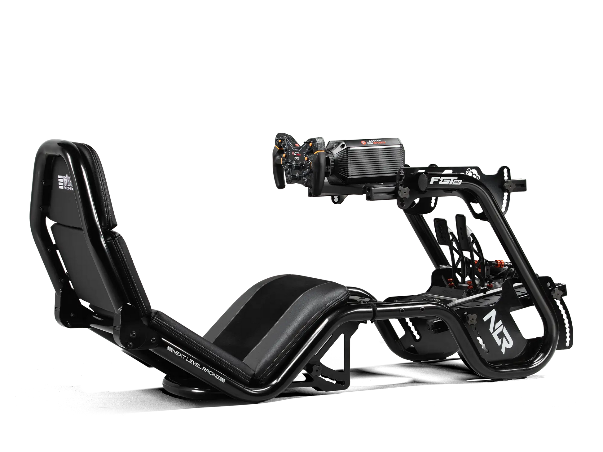 Next Level Racing F-GT Pro Formula & GT Racing Simulator Cockpit (Black Edition)