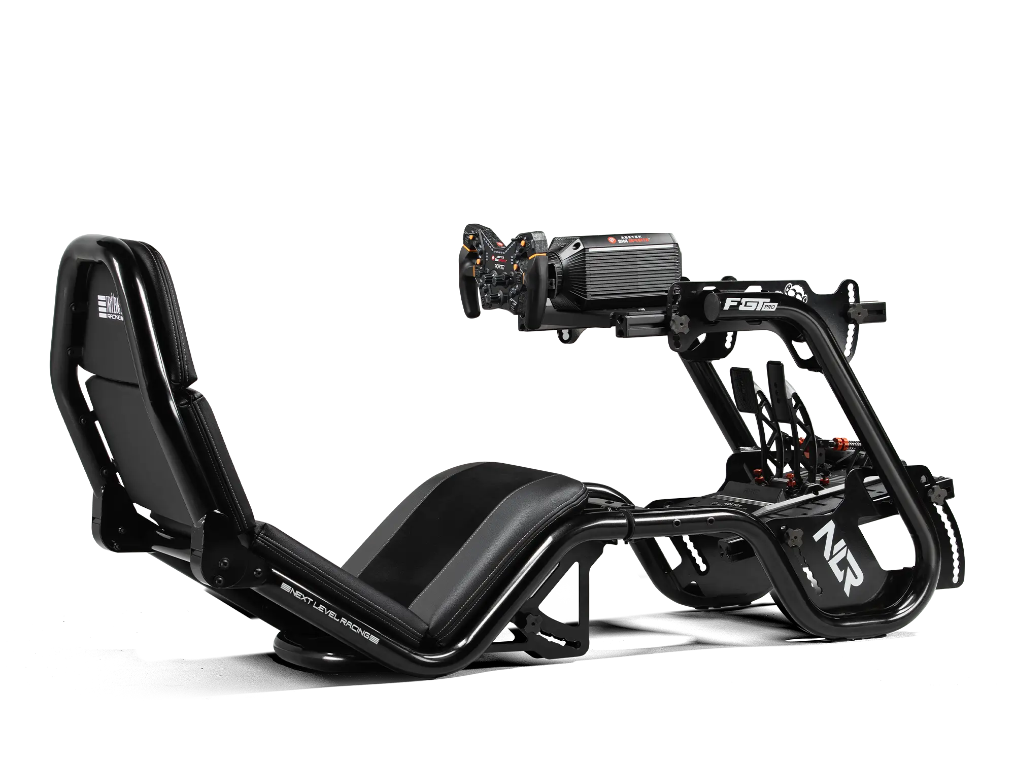 Next Level Racing F-GT Pro Formula & GT Racing Simulator Cockpit (Black Edition)
