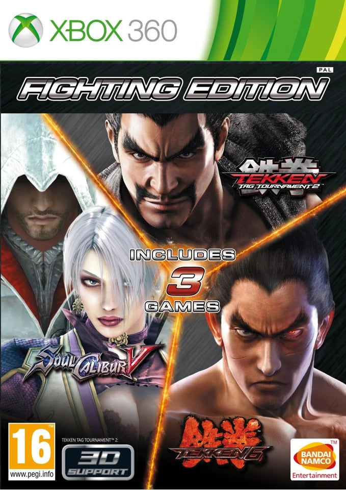 Fighting Edition (Tekken Tag 2, Tekken 6 and SoulCalibur V) - Xbox 360