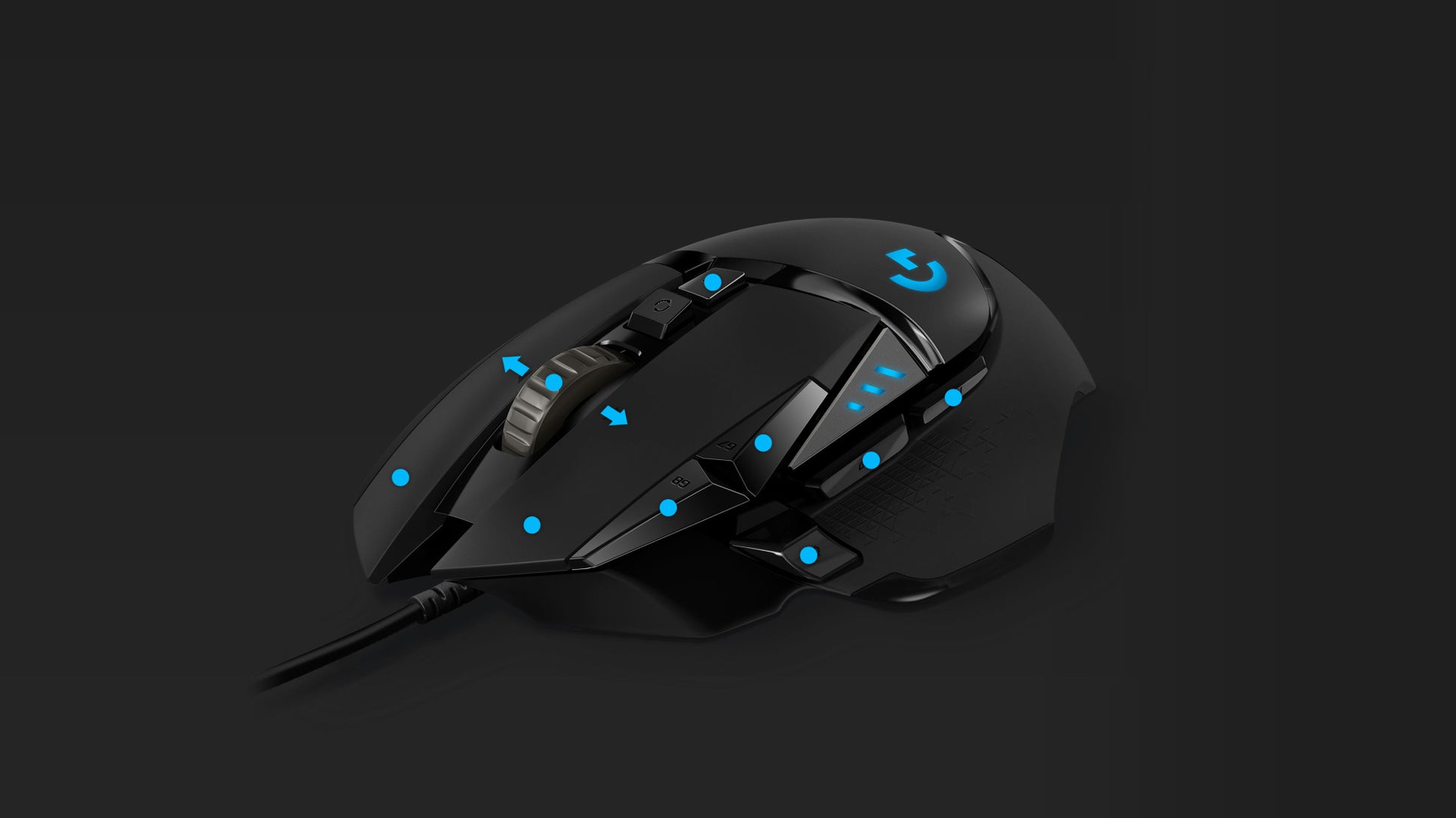 Logitech G502 HERO High Performance Gaming Mouse