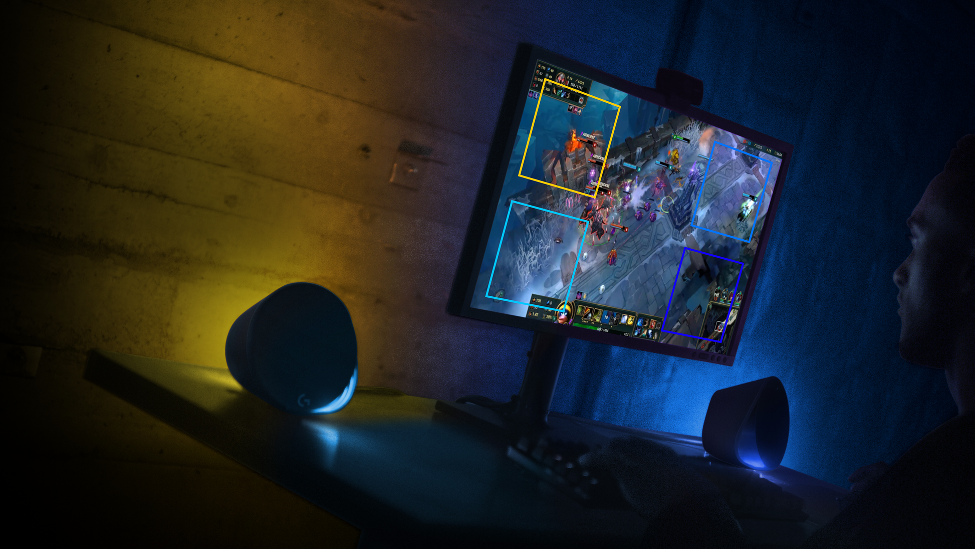 Logitech G560 LIGHTSYNC PC Gaming Speakers