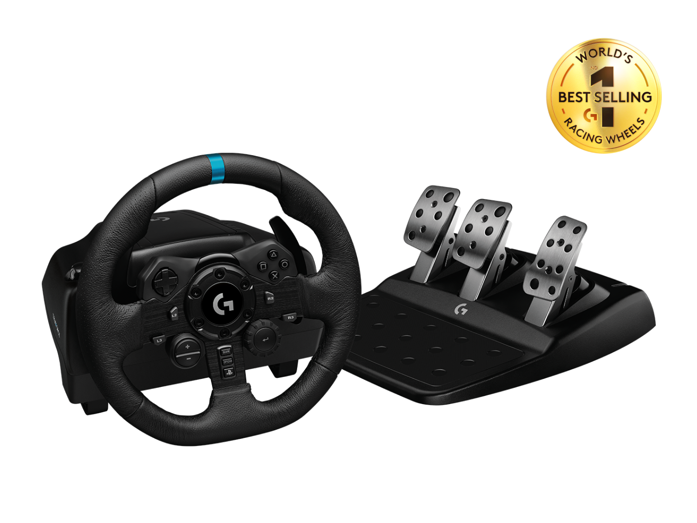 Logitech G923 Racing Wheel and Pedals for PS4 and PC