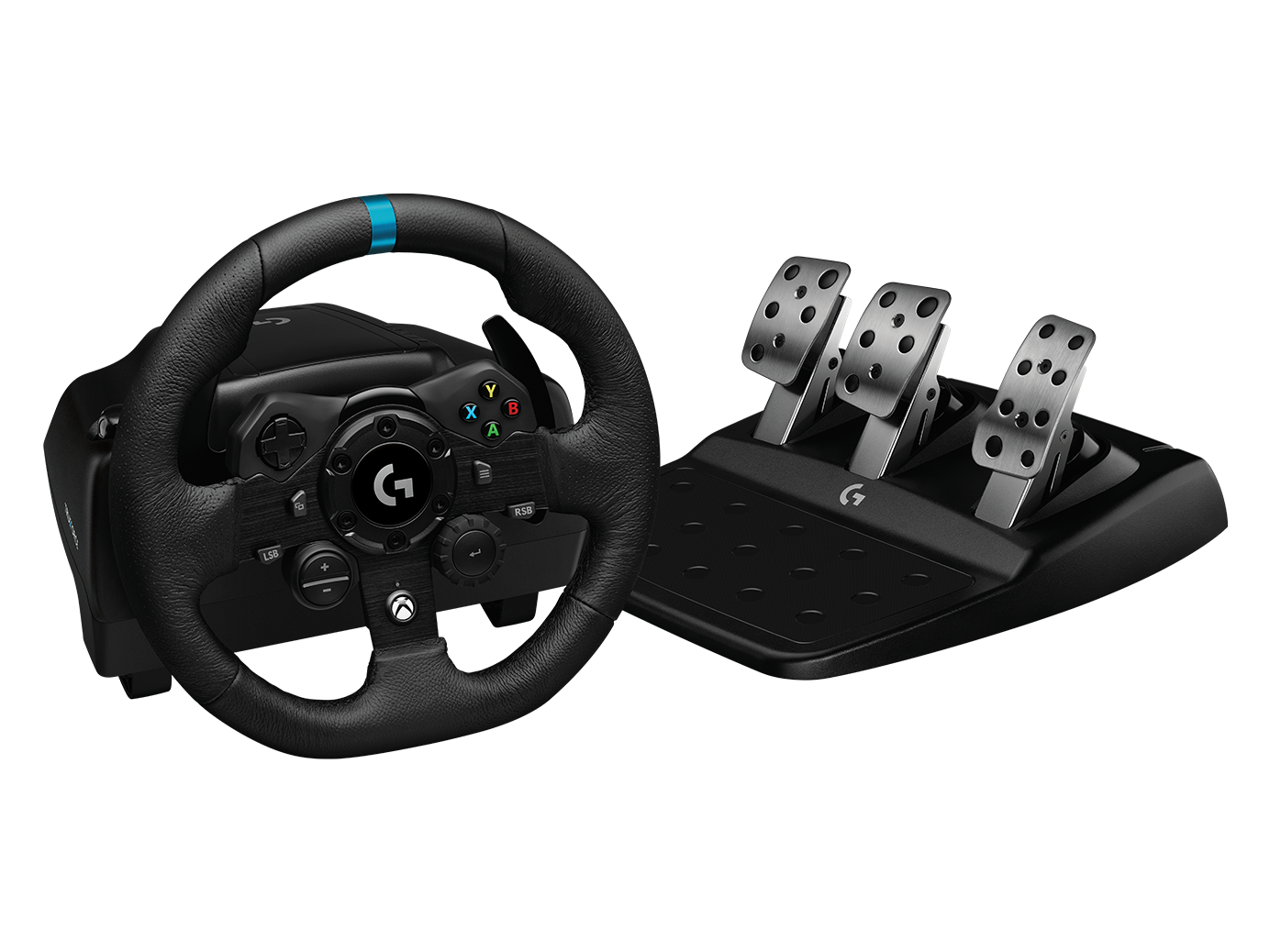 Logitech G923 Racing Wheel and Pedals for Xbox One and PC