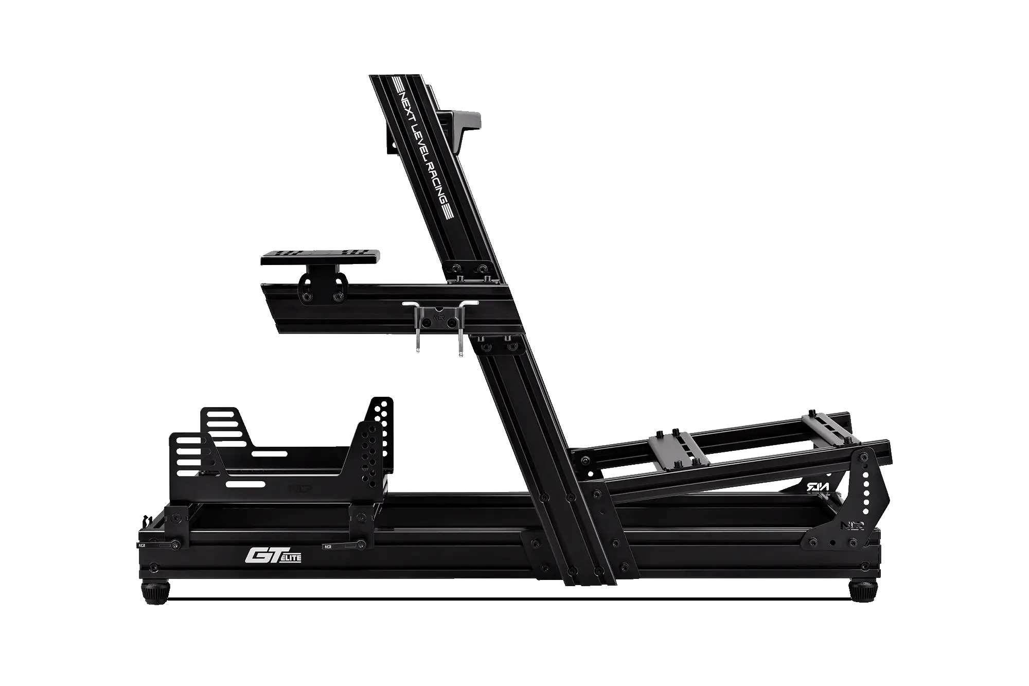 Next Level Racing GTElite Aluminium Simulator Cockpit - Wheel Plate Edition
