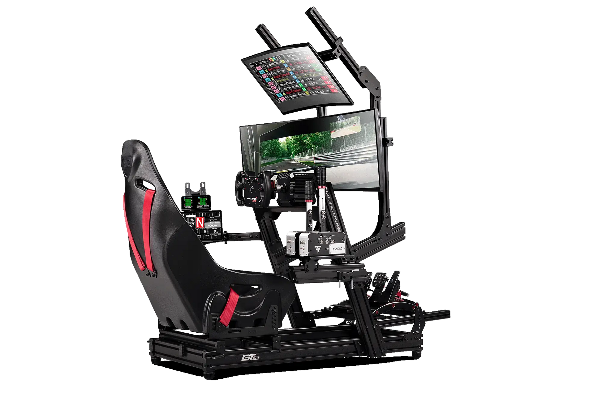 Next Level Racing GTElite Aluminium Simulator Cockpit - Wheel Plate Edition