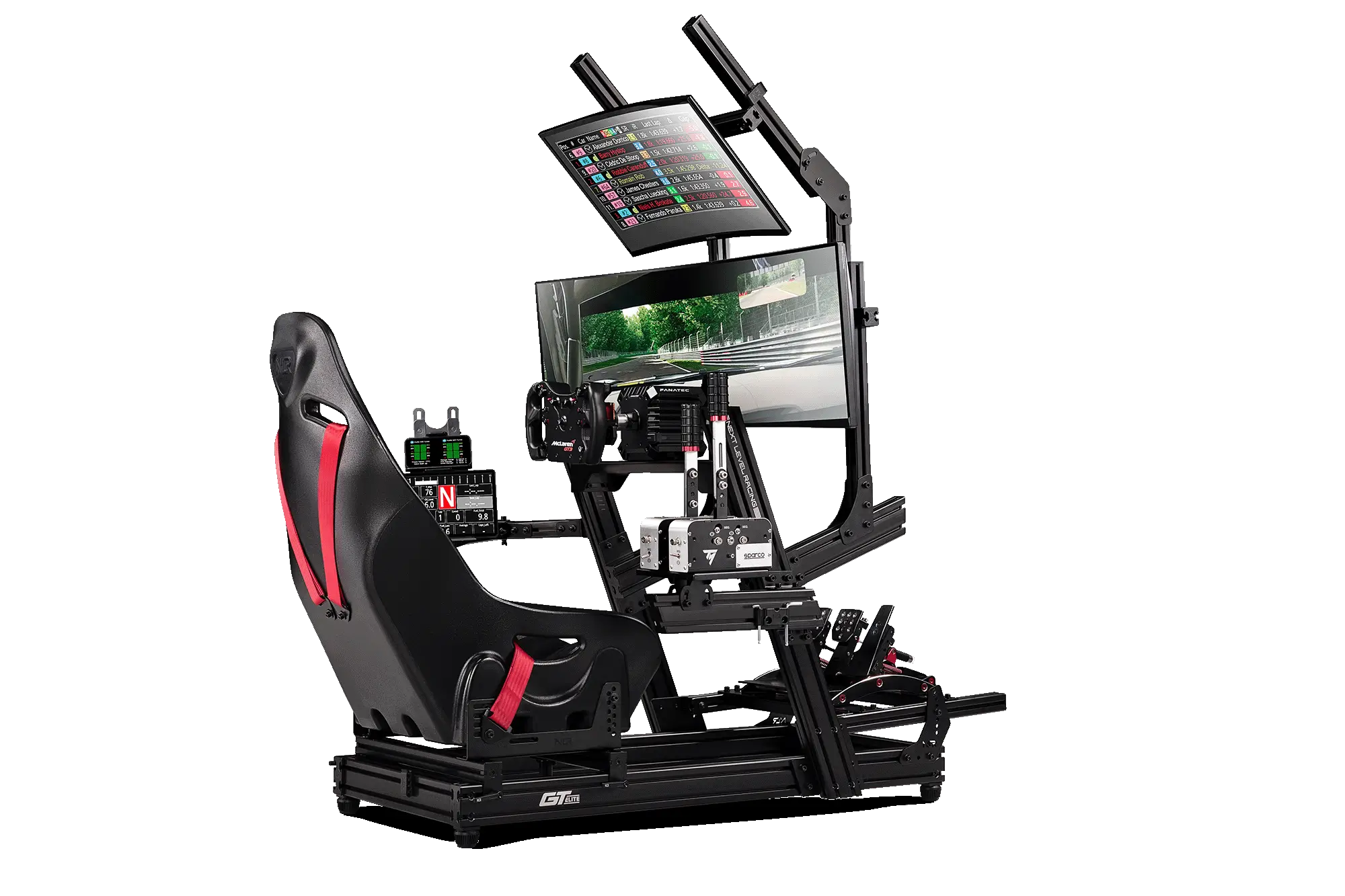 Next Level Racing GTElite Aluminium Simulator Cockpit - Wheel Plate Edition