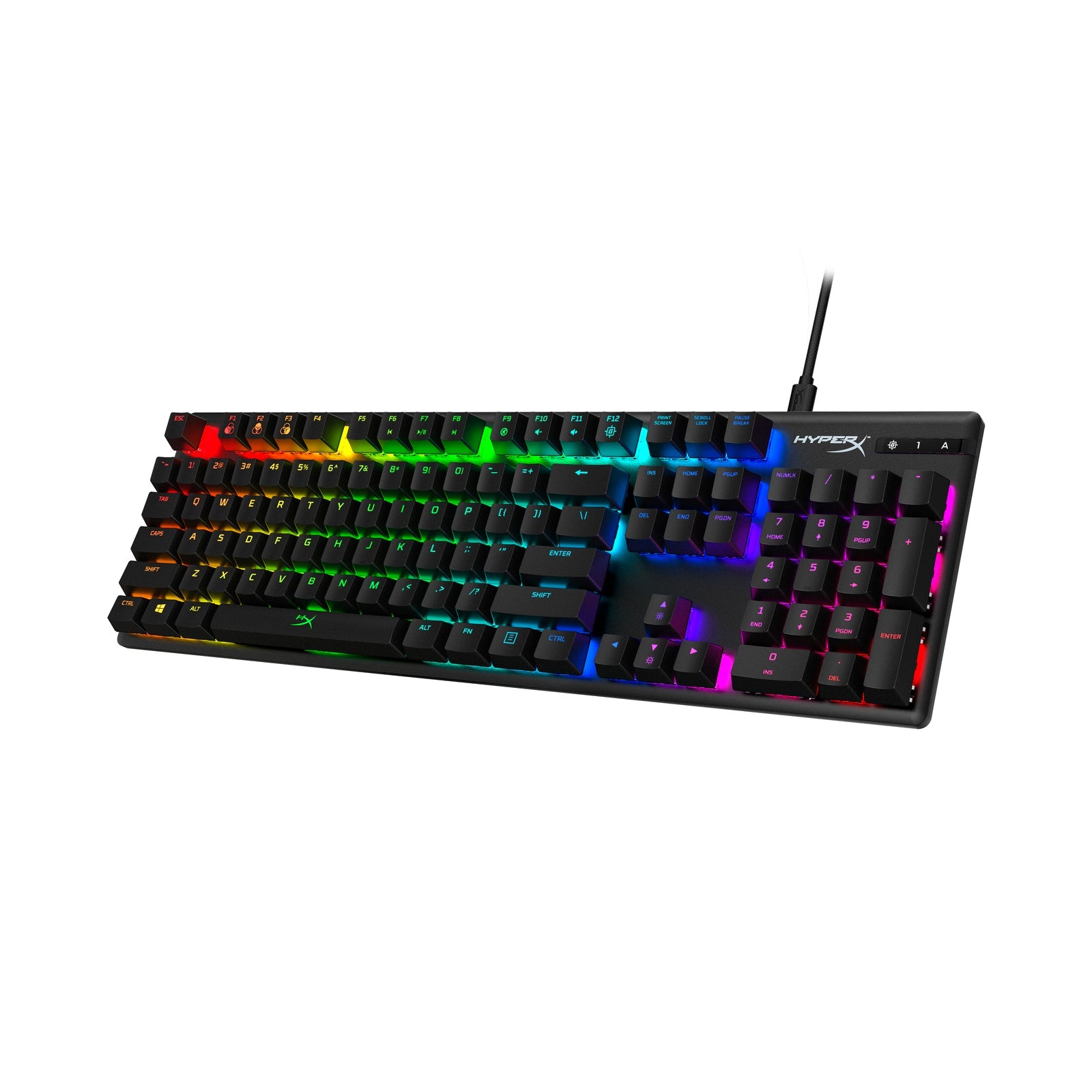 HyperX Alloy Origins RGB Mechanical Gaming Keyboard Aqua Switch US Layout