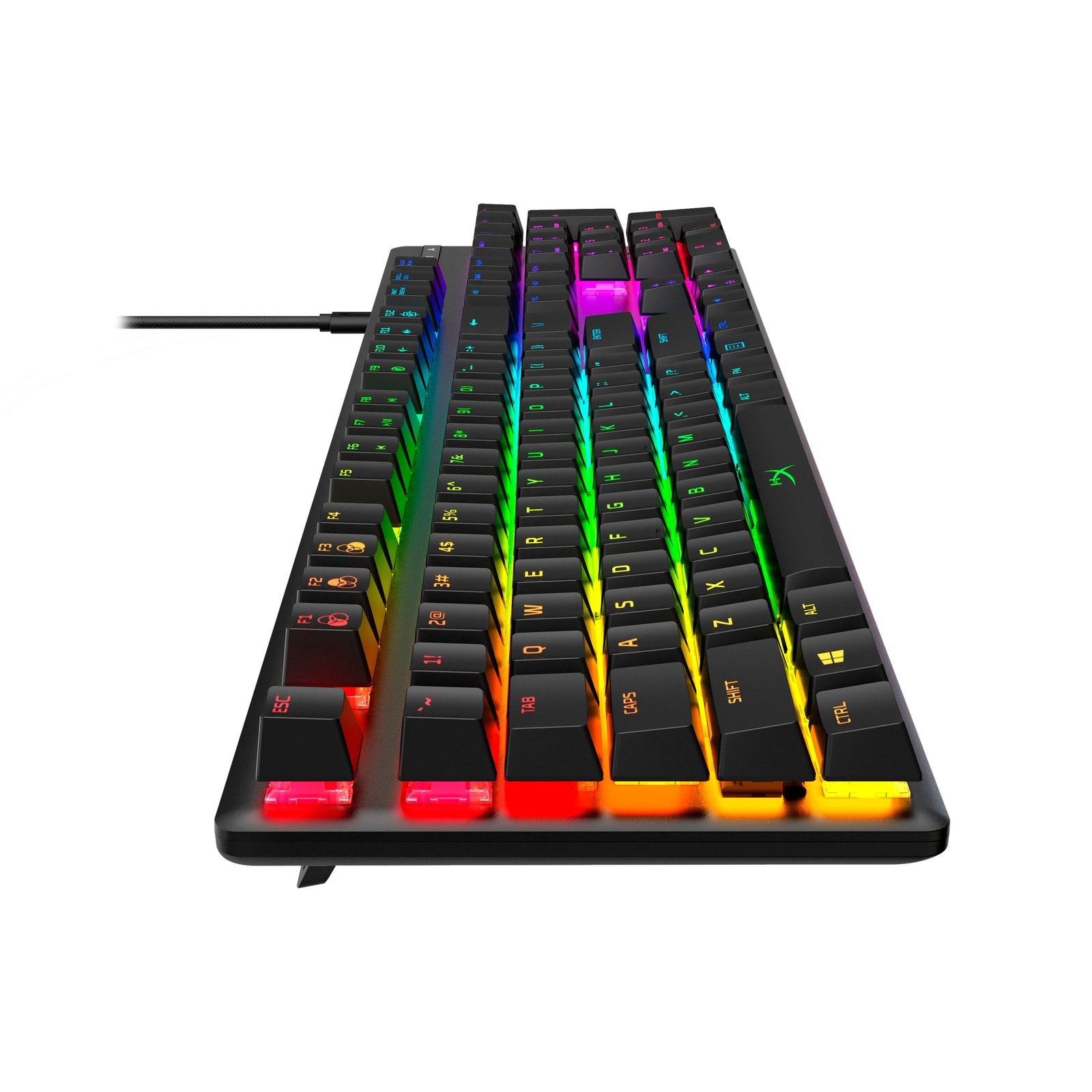 HyperX Alloy Origins RGB Mechanical Gaming Keyboard Aqua Switch US Layout