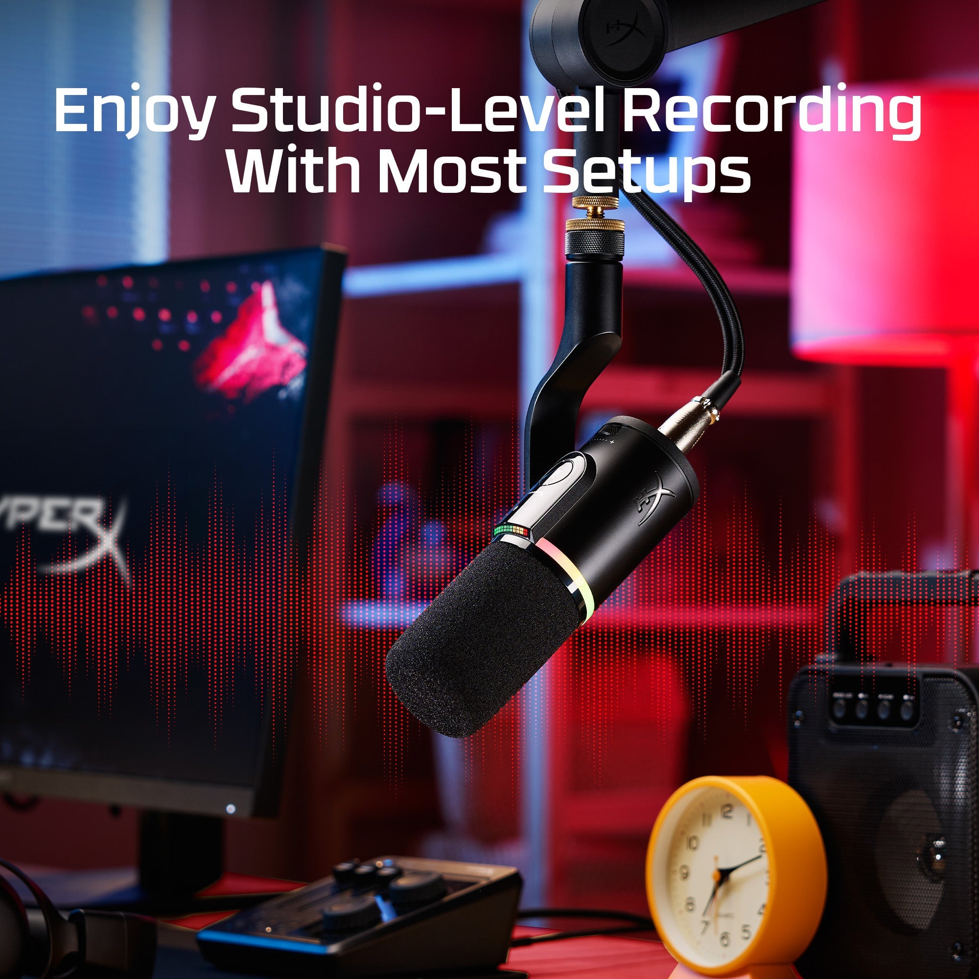 HyperX Flipcast - Streaming XLR/USB Dynamic Microphone