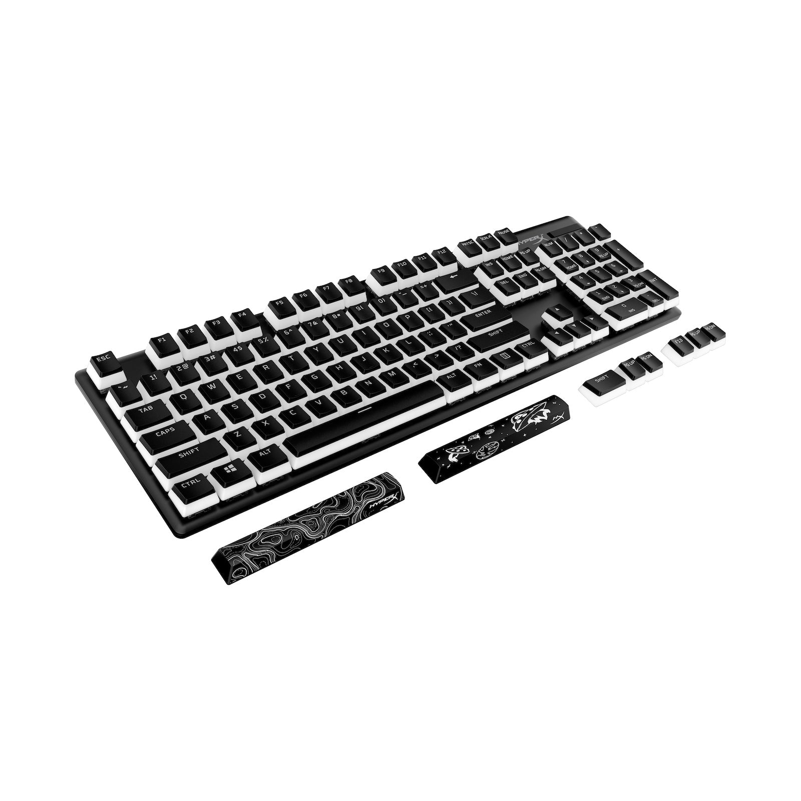 HyperX Pudding Keycaps Pink (PBT US Layout)