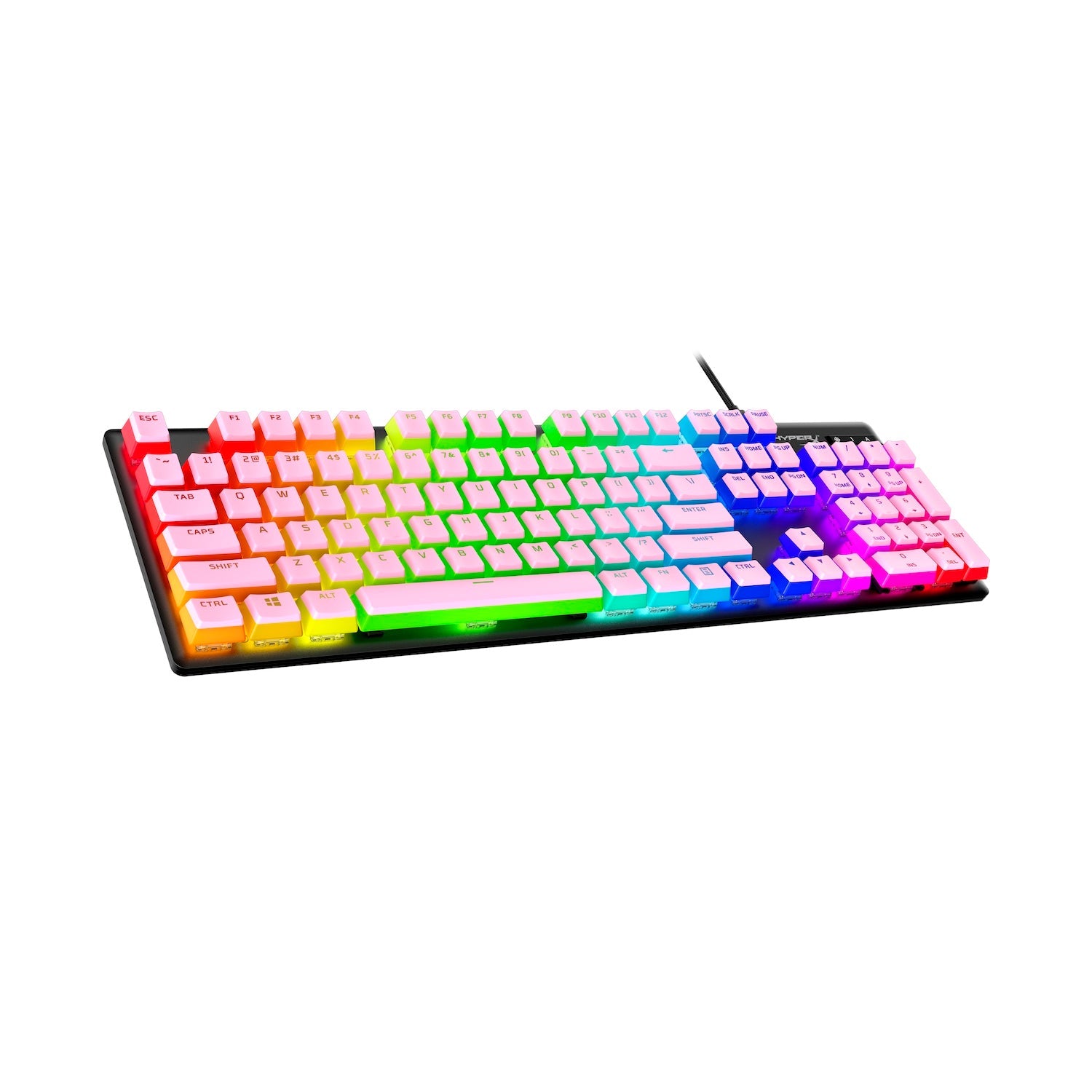 HyperX Pudding Keycaps Pink (PBT US Layout)