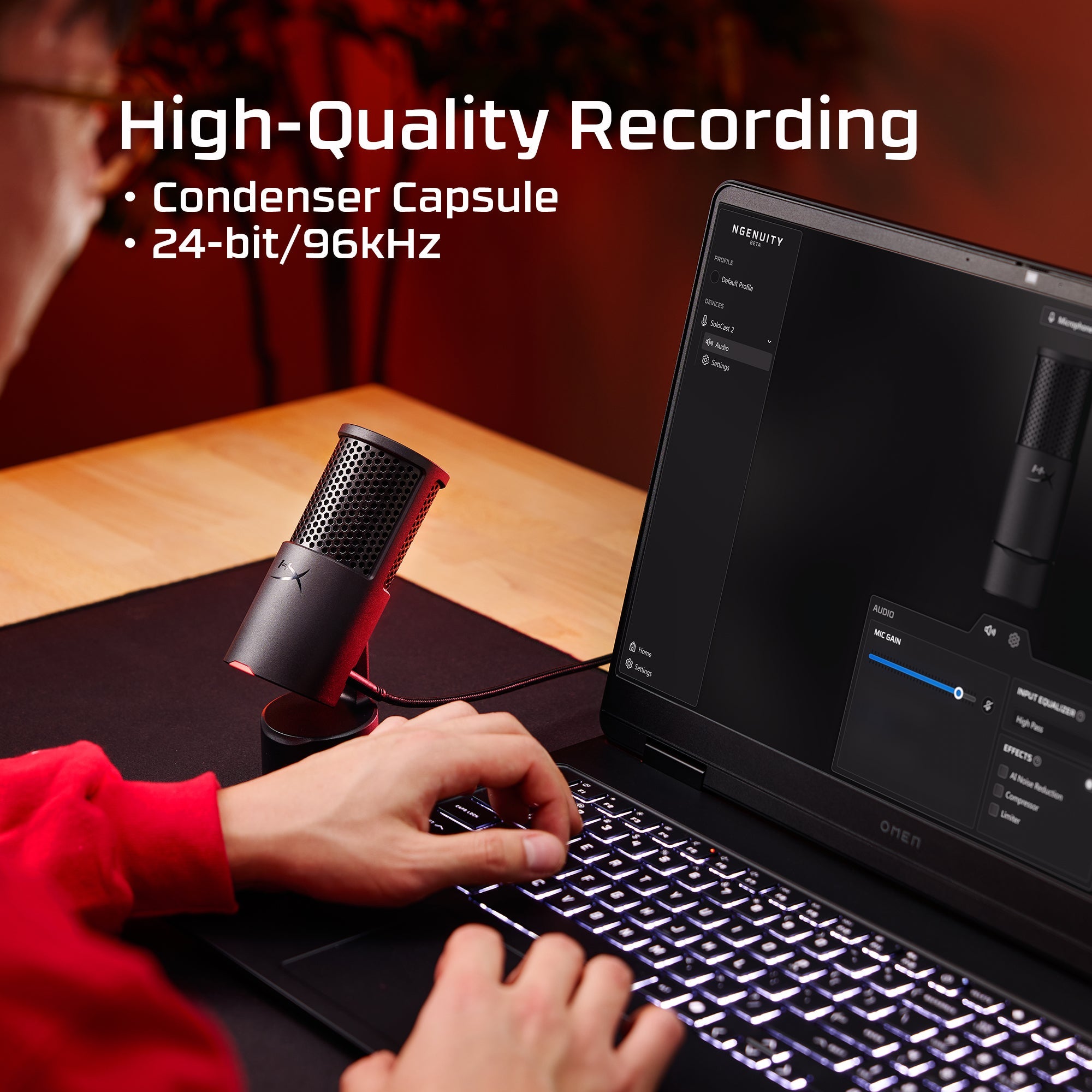 HyperX Solocast 2- Gaming USB Microphone