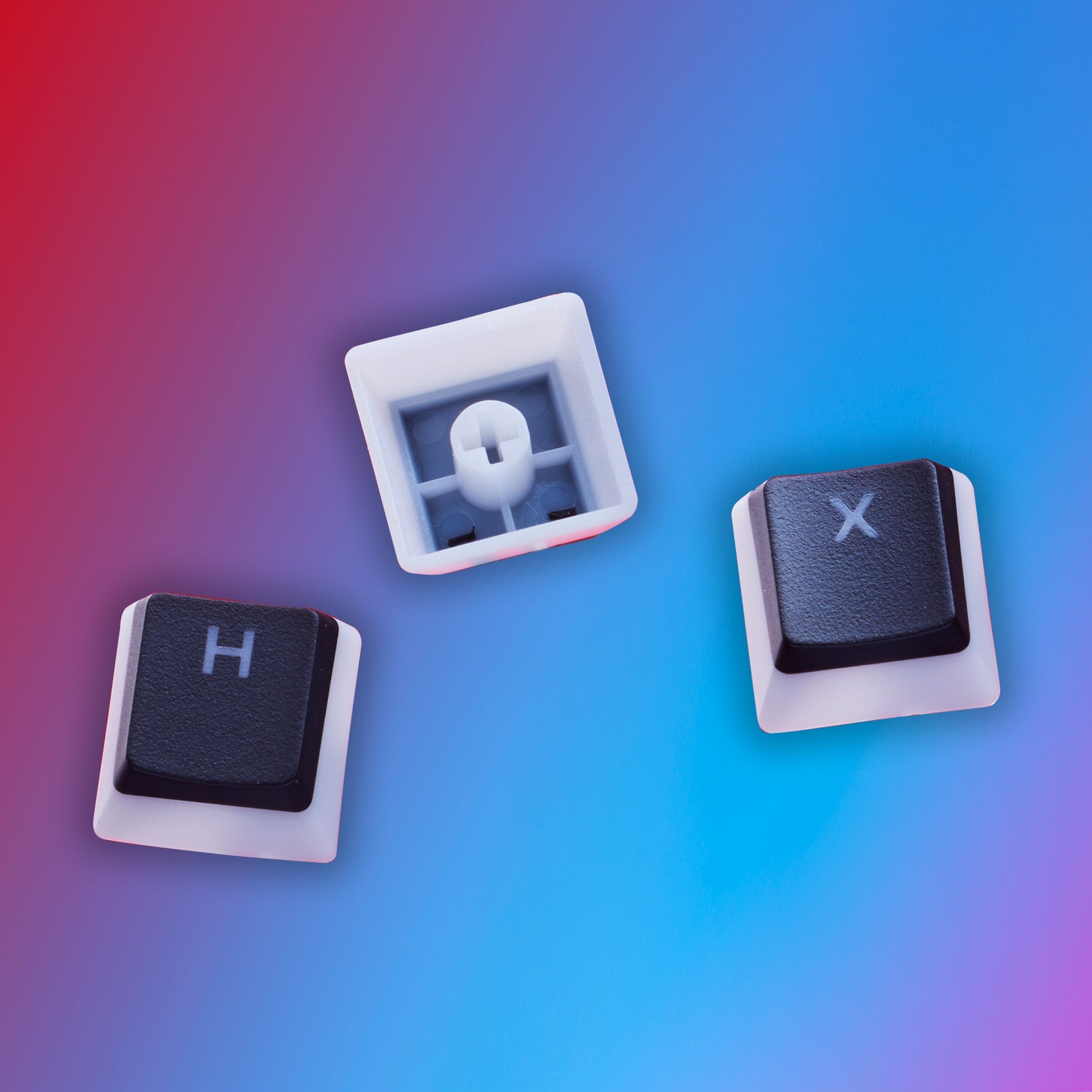 HyperX Pudding Keycaps Pink (PBT US Layout)