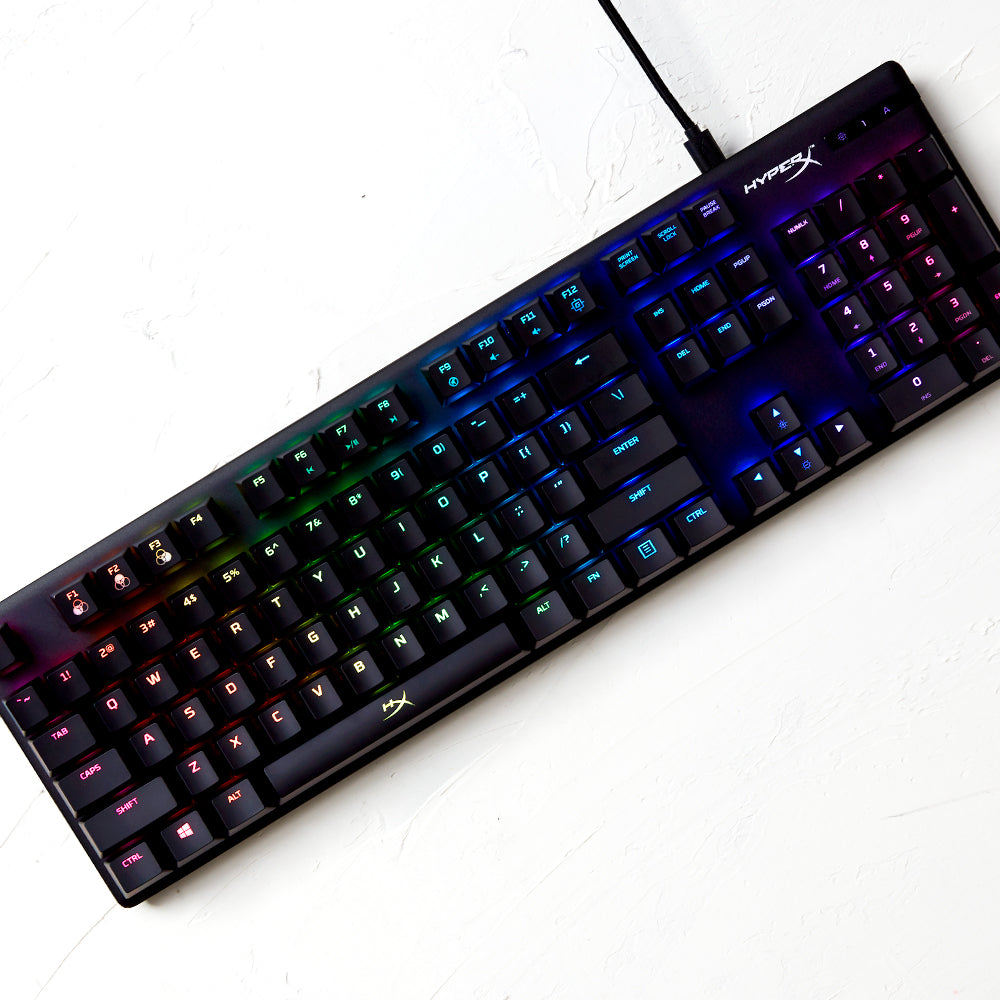 HyperX Alloy Origins RGB Mechanical Gaming Keyboard Aqua Switch US Layout