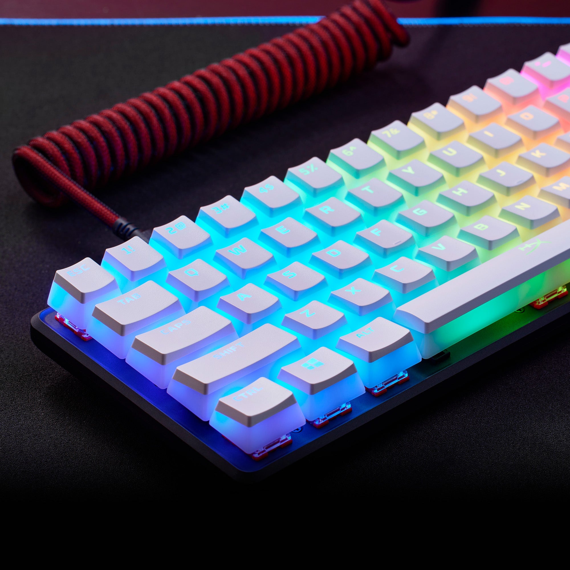HyperX Pudding Keycaps Pink (PBT US Layout)