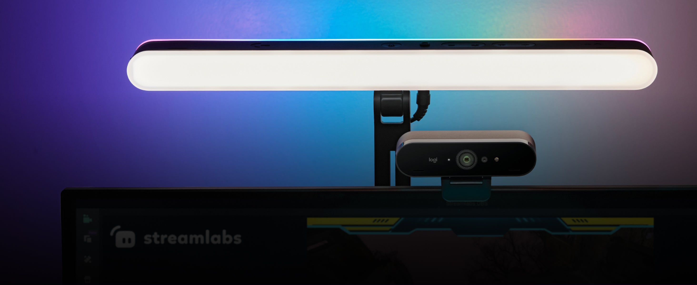 Logitech G Litra Beam LX Dual-Sided RGB Streaming Light