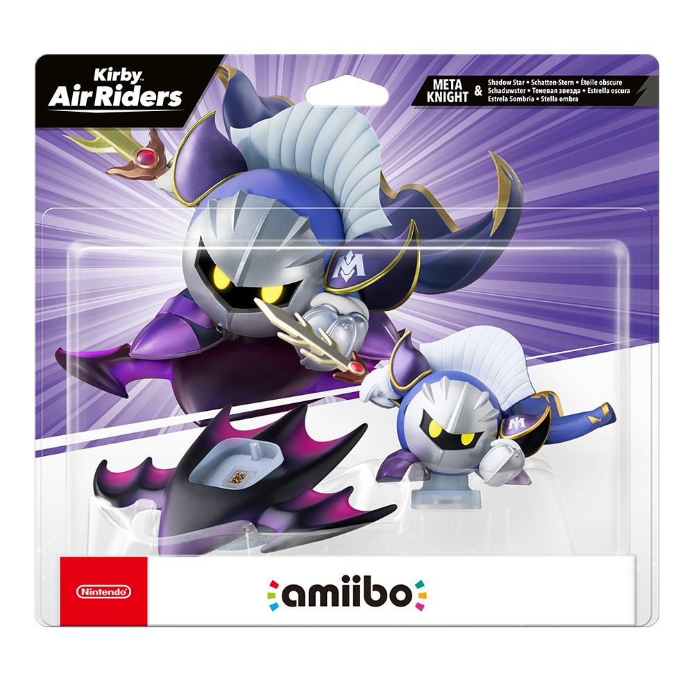amiibo Kirby Air Riders Meta Knight & Shadow Star