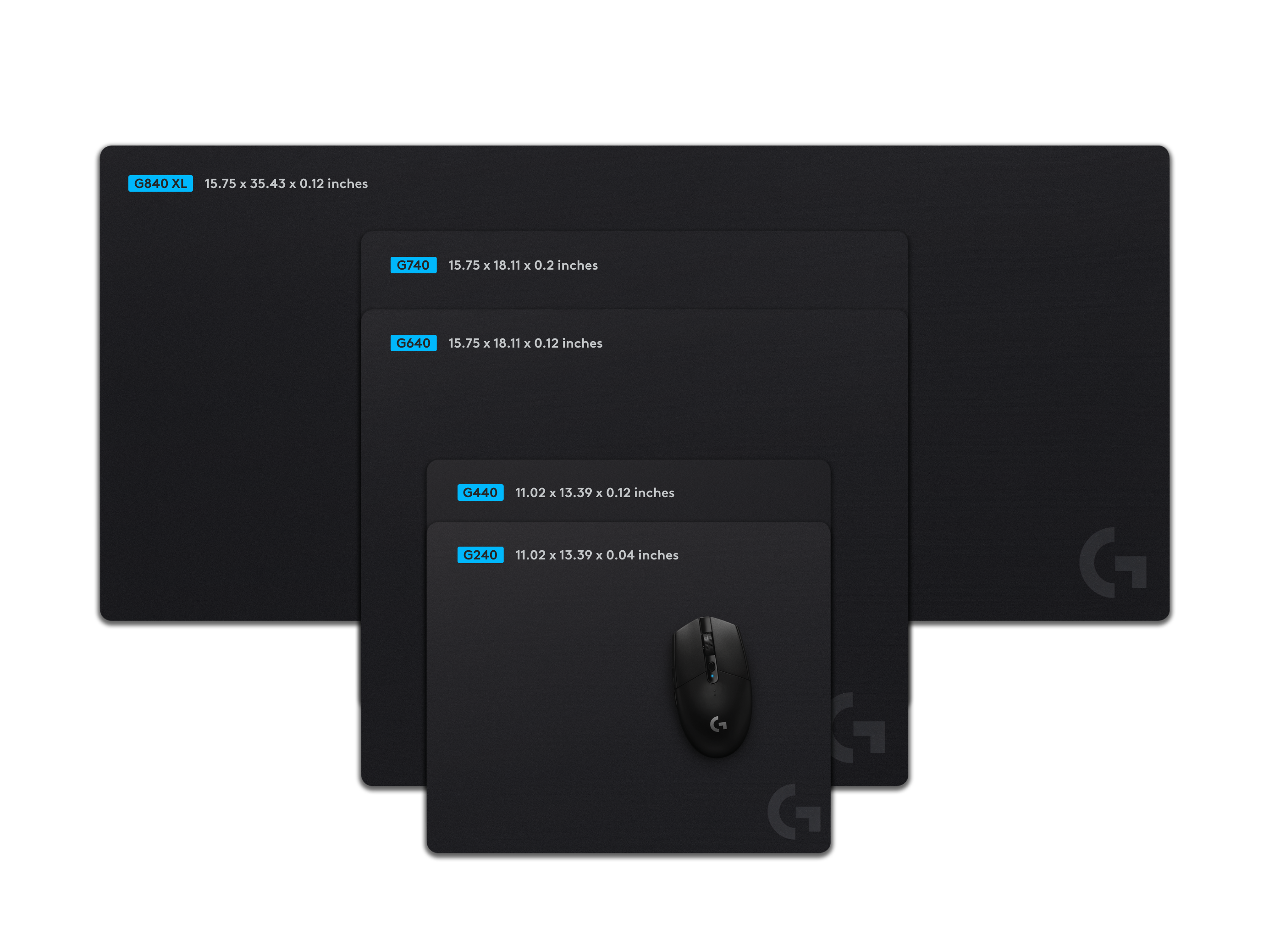 Logitech G240 Cloth Gaming Mouse Pad