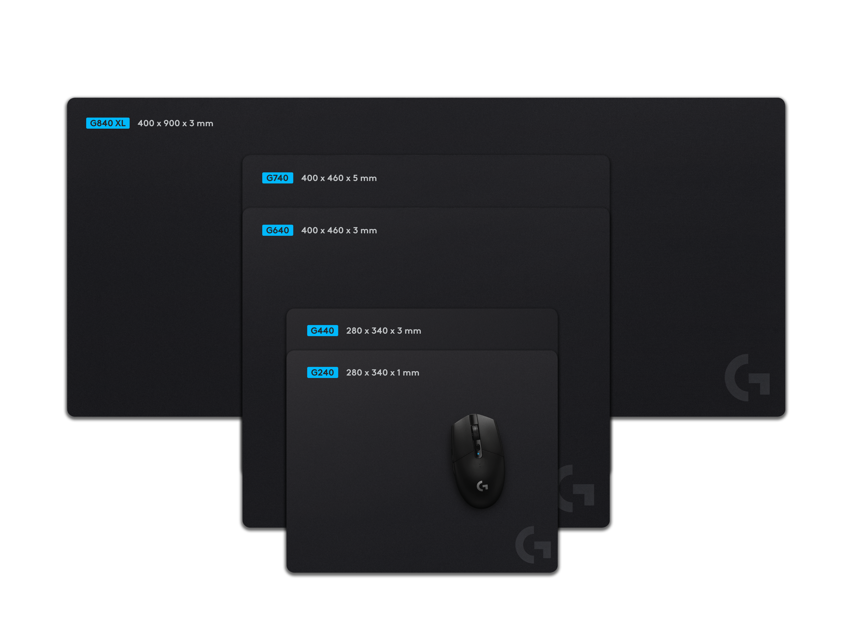 Logitech G840 XL Cloth Gaming Mouse Pad