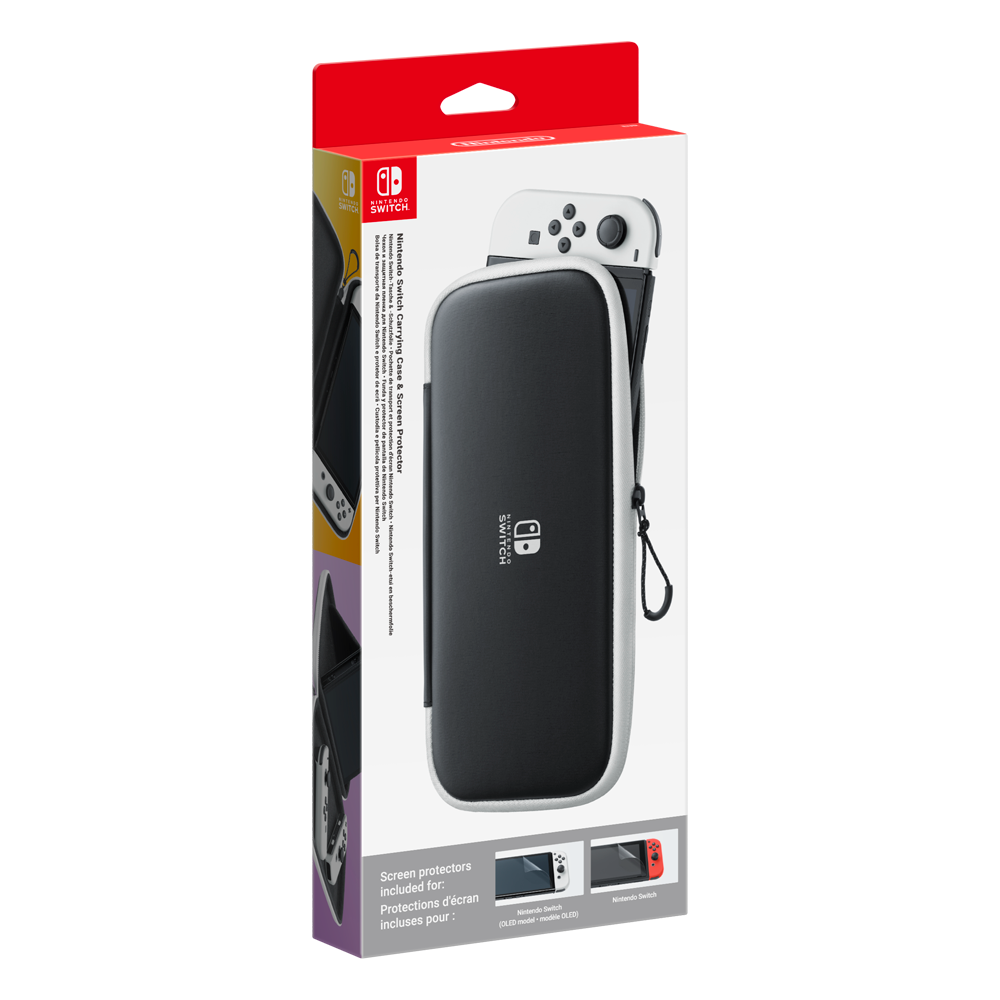 Nintendo Switch OLED Carrying Case and Screen Protector