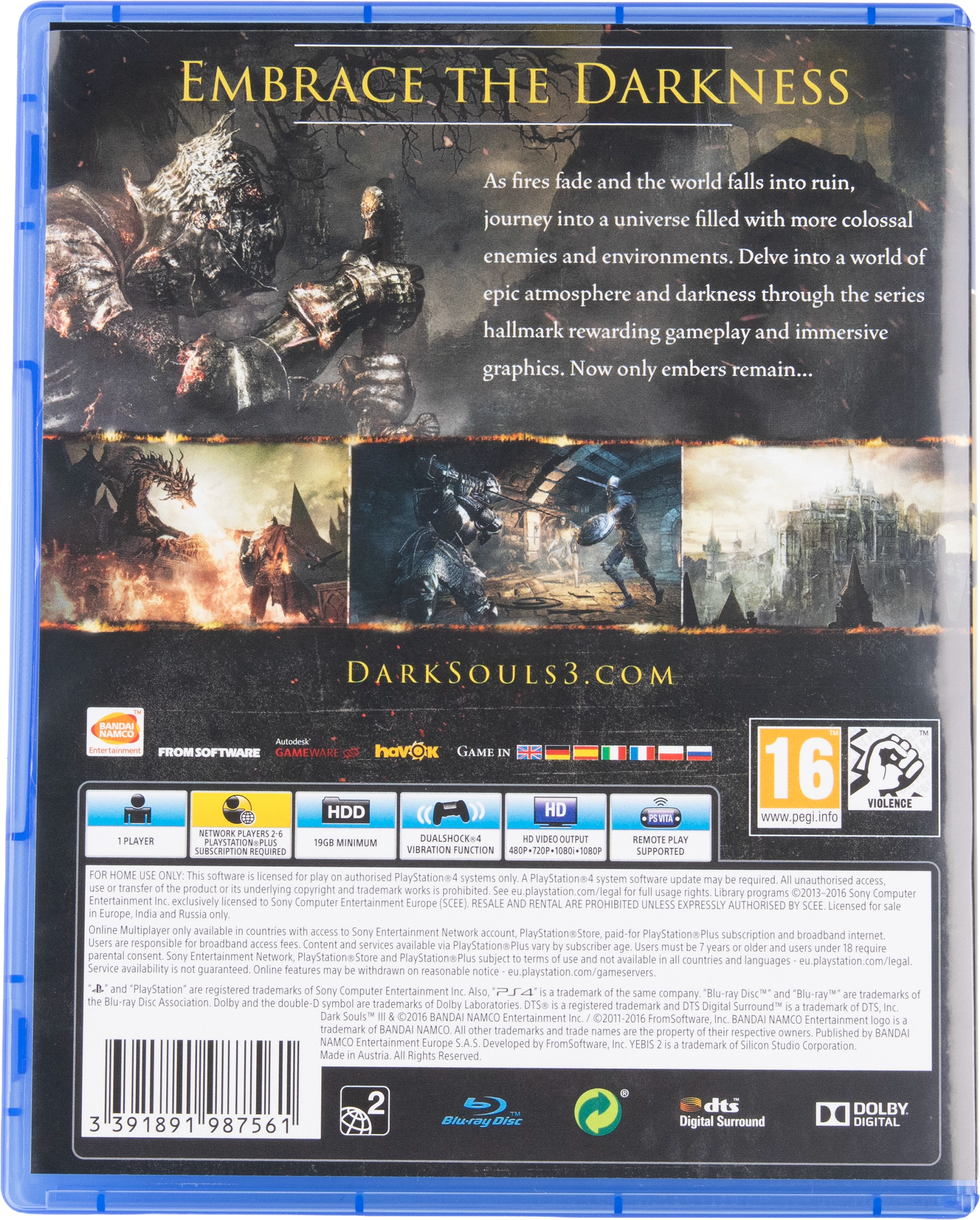 Dark Souls III - PS4
