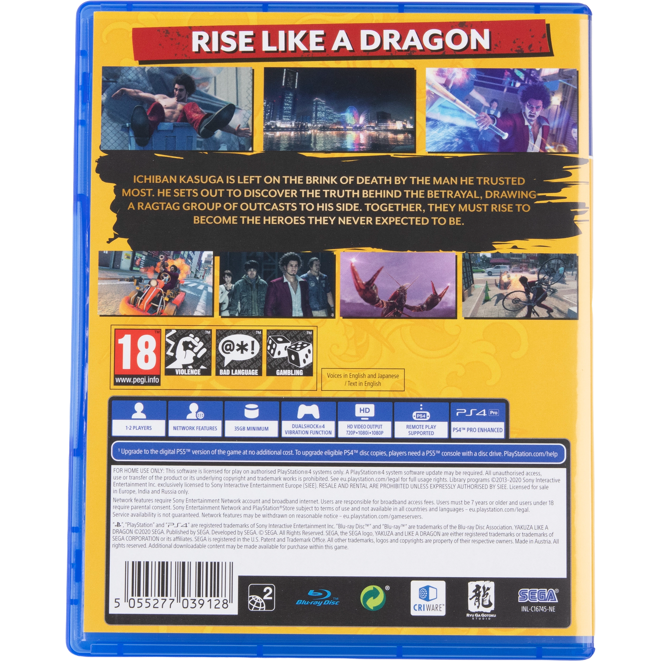 Yakuza: Like A Dragon - PS4