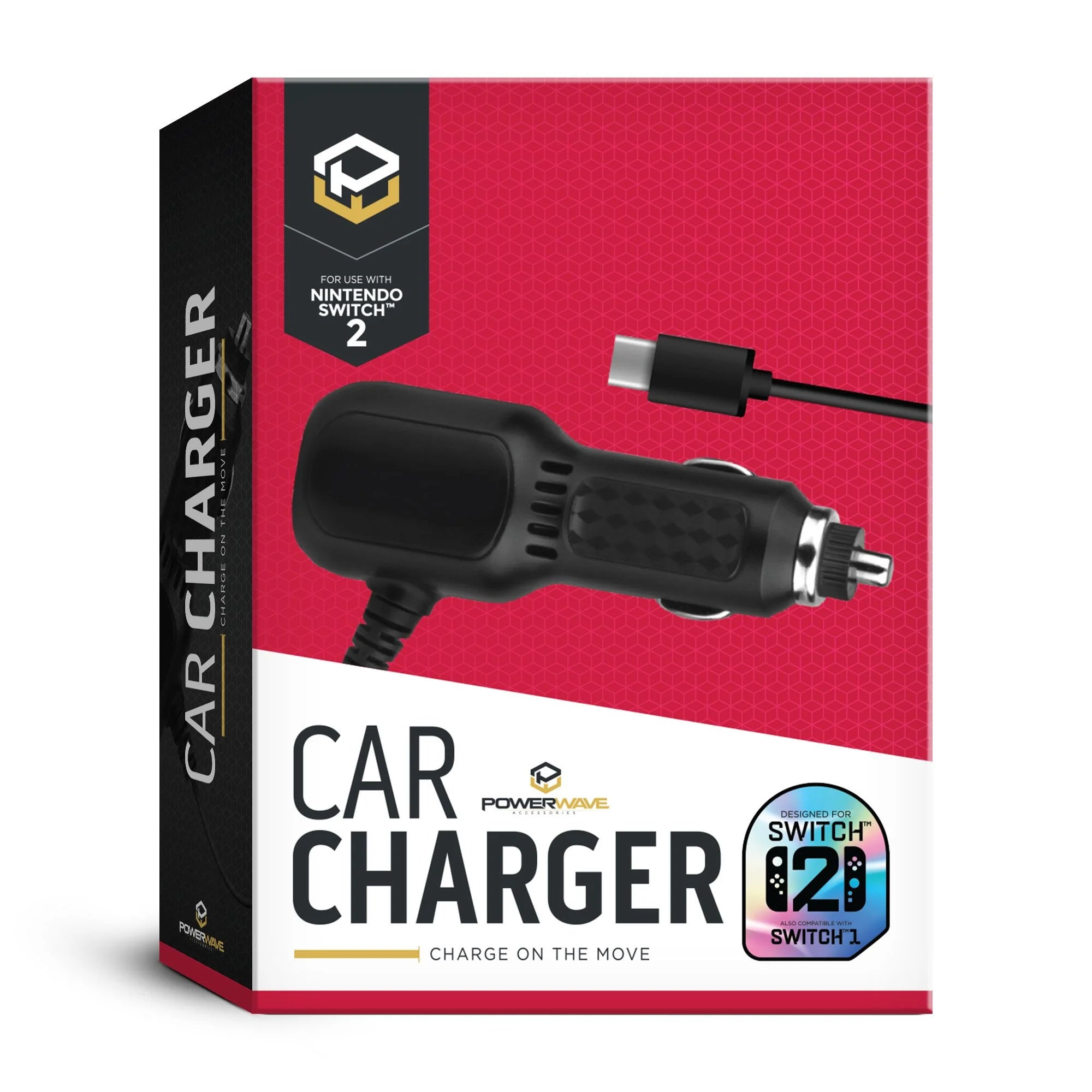 Powerwave Car Charger for Nintendo Switch 2
