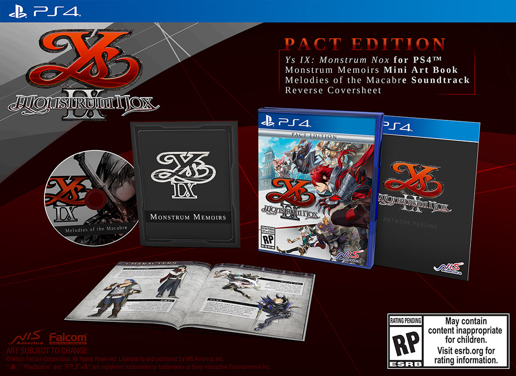 Ys IX: Monstrum Nox: Pact Edition - PS4