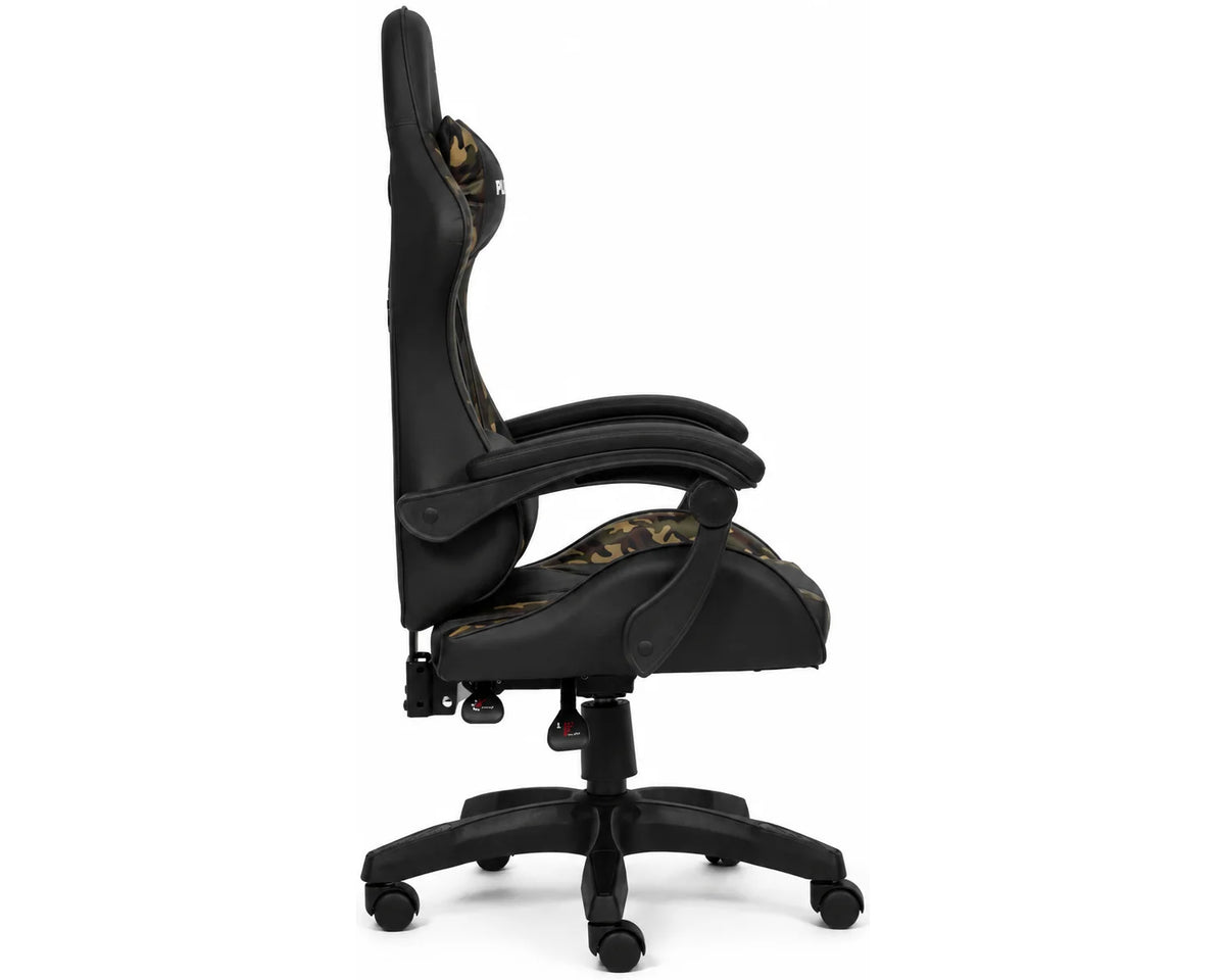 Playmax Studio Core Gaming Chair - Jungle Camo/Black
