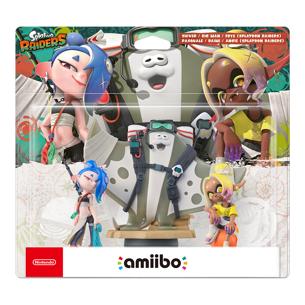 amiibo Splatoon Raiders - Shiver, Big Man & Frye