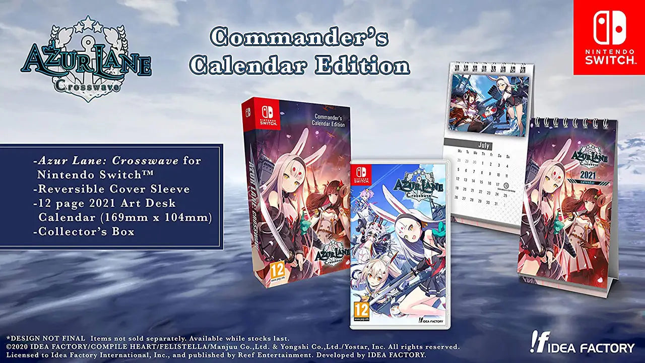 Azur Lane: Crosswave - Commander's Calendar Edition - Nintendo Switch