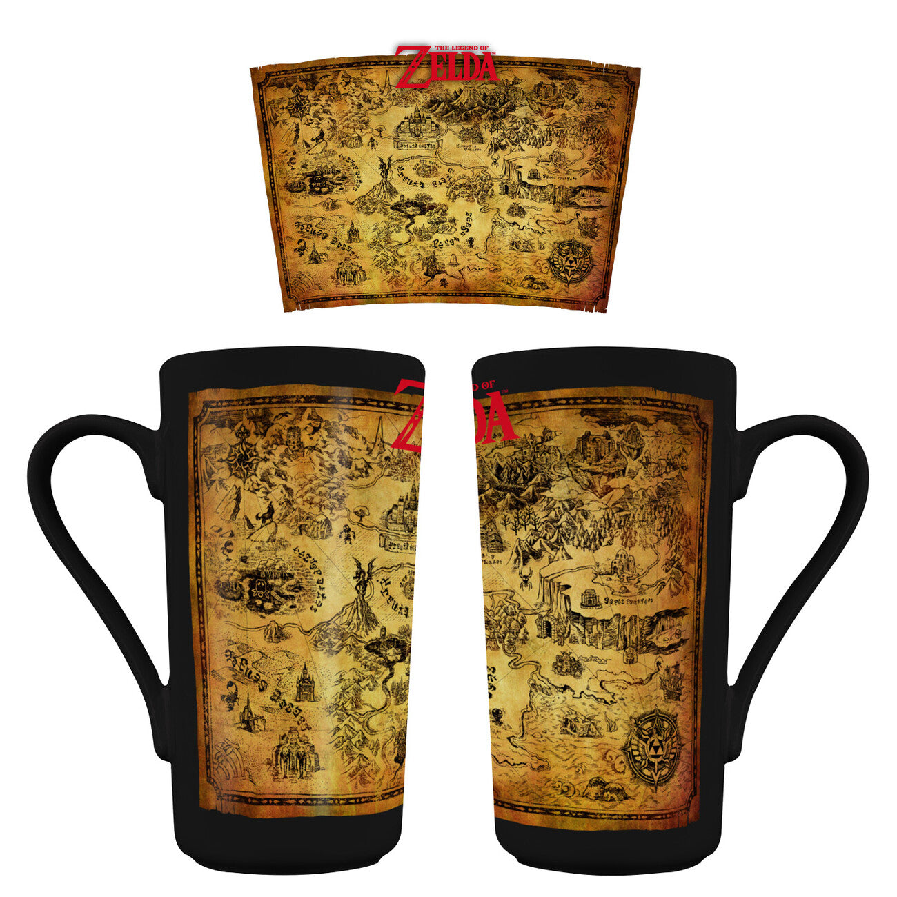 The Legend Of Zelda Map Grande Mug