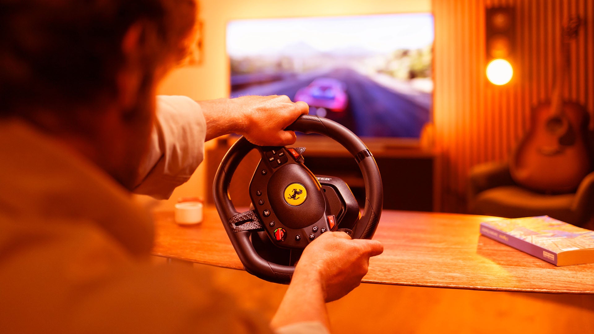Thrustmaster T98 Ferrari 296 GTB Racing Wheel for PlayStation & PC