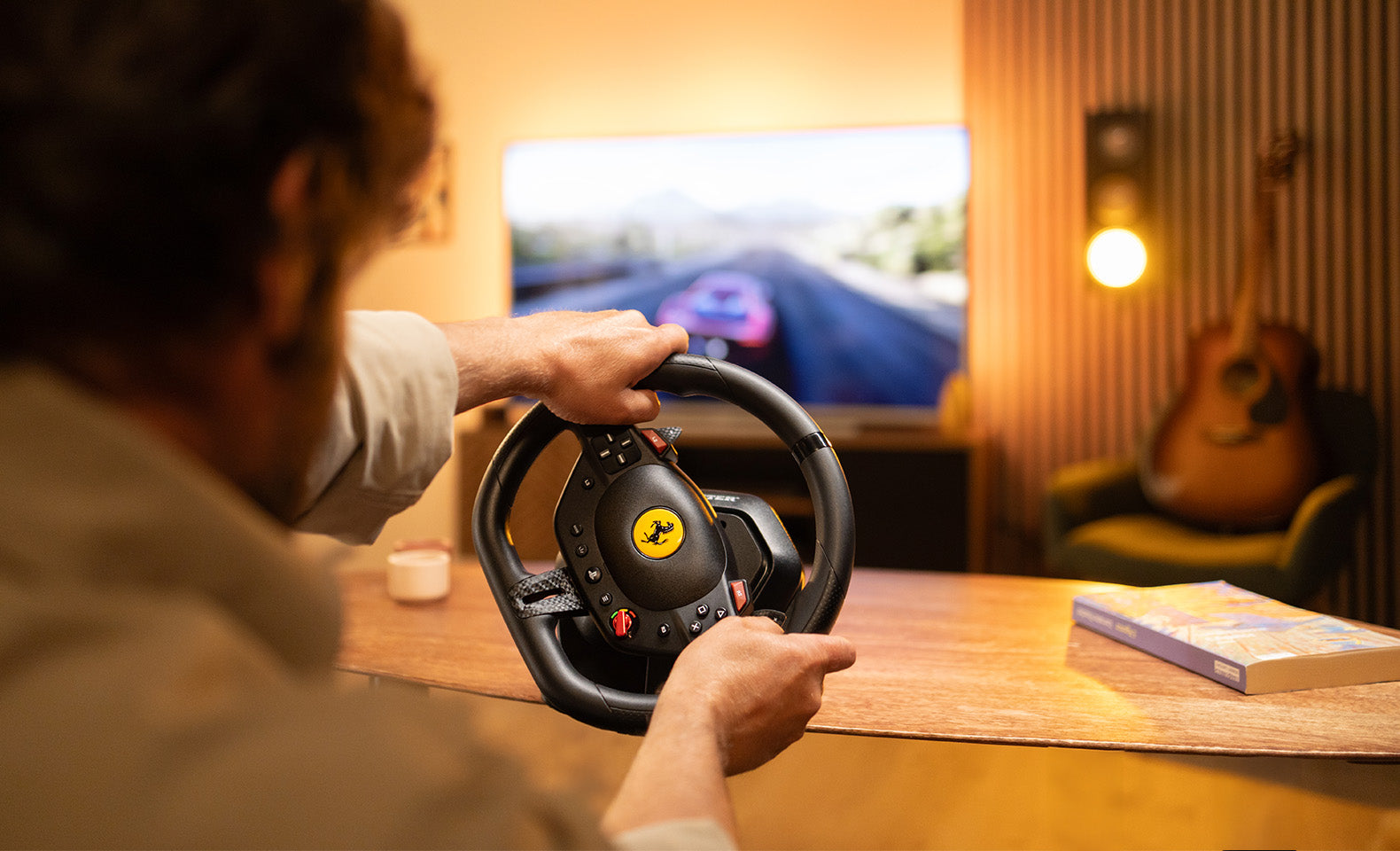 Thrustmaster T98 Ferrari 296 GTB Racing Wheel for PlayStation & PC