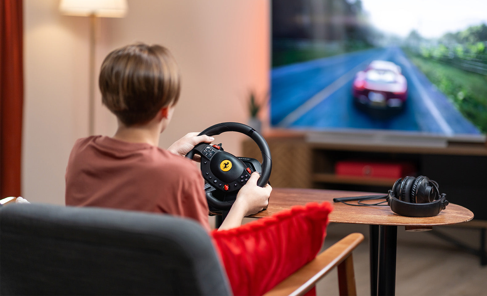 Thrustmaster T98 Ferrari 296 GTB Racing Wheel for PlayStation & PC