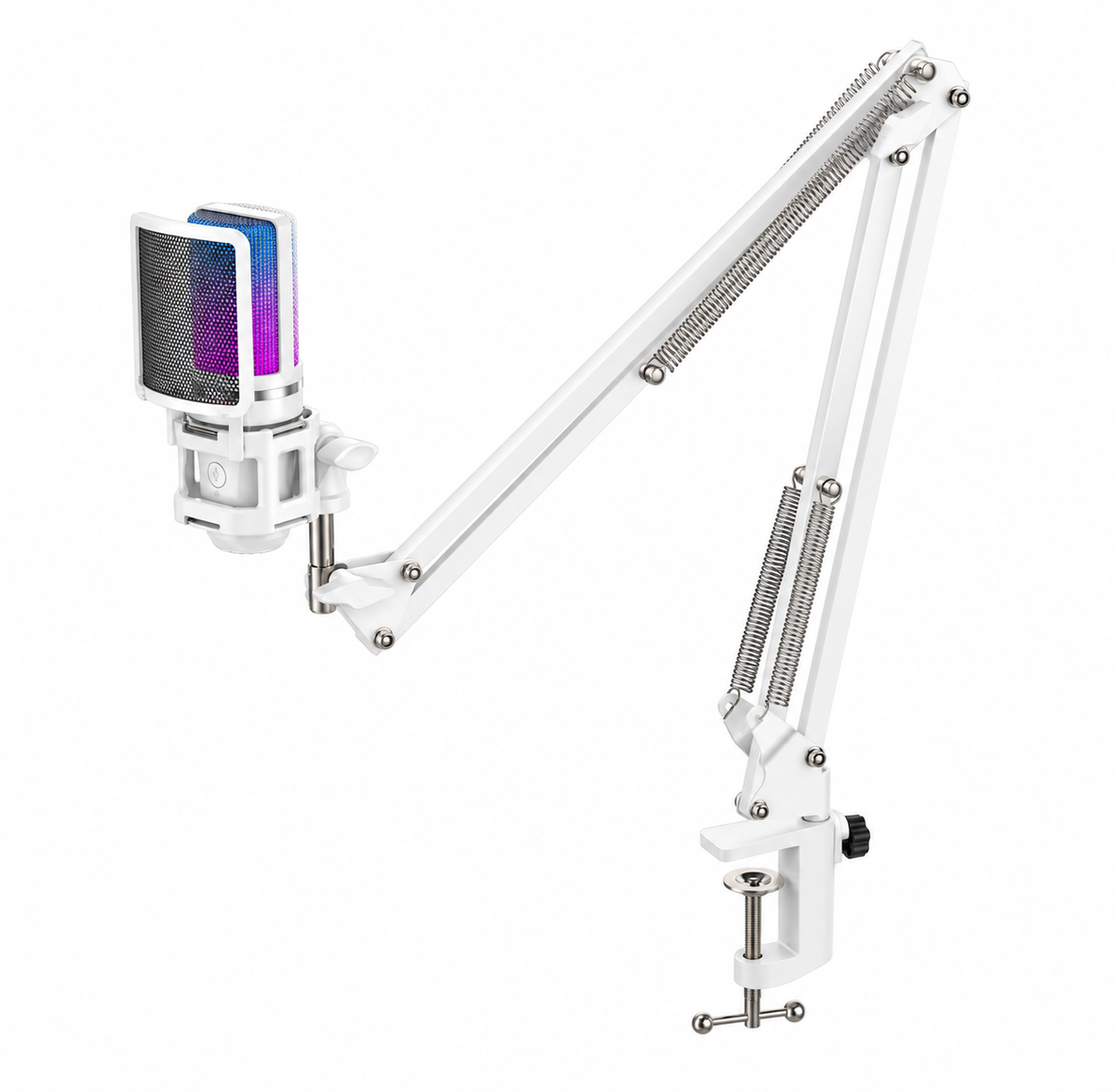 Playmax RGB Microphone PRO Kit White
