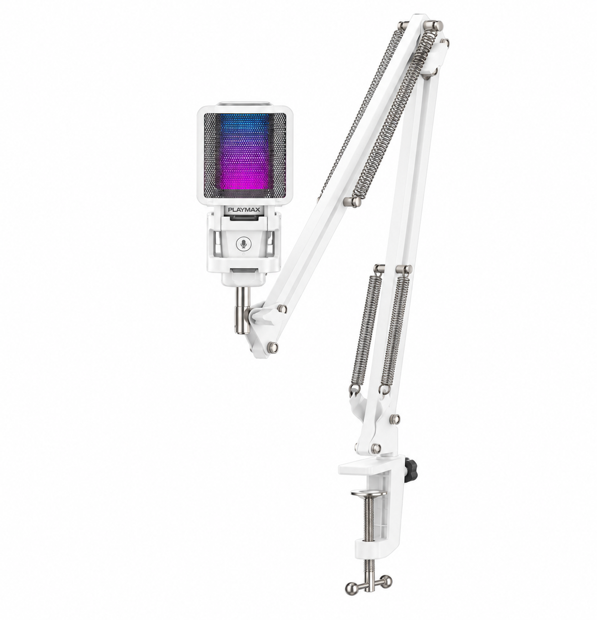 Playmax RGB Microphone PRO Kit White