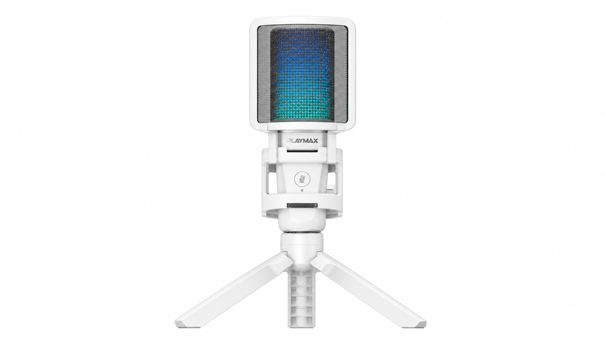 Playmax RGB Microphone PRO Kit White
